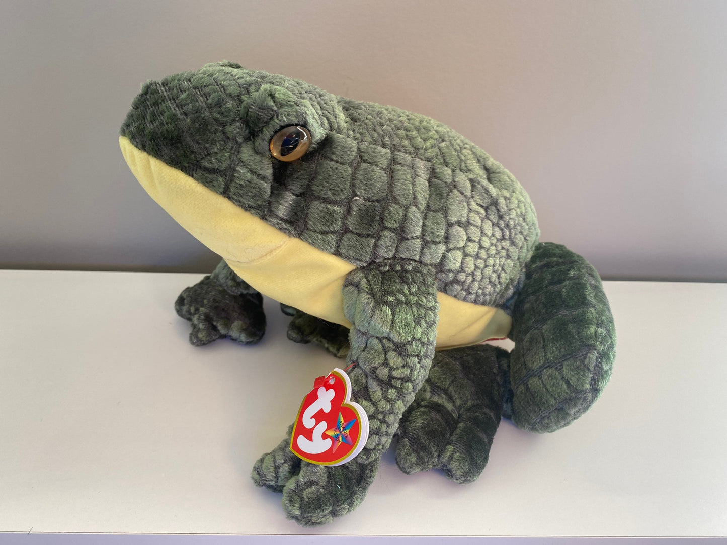 Ty Beanie Buddy “Ponder” the Frog (11 inch)