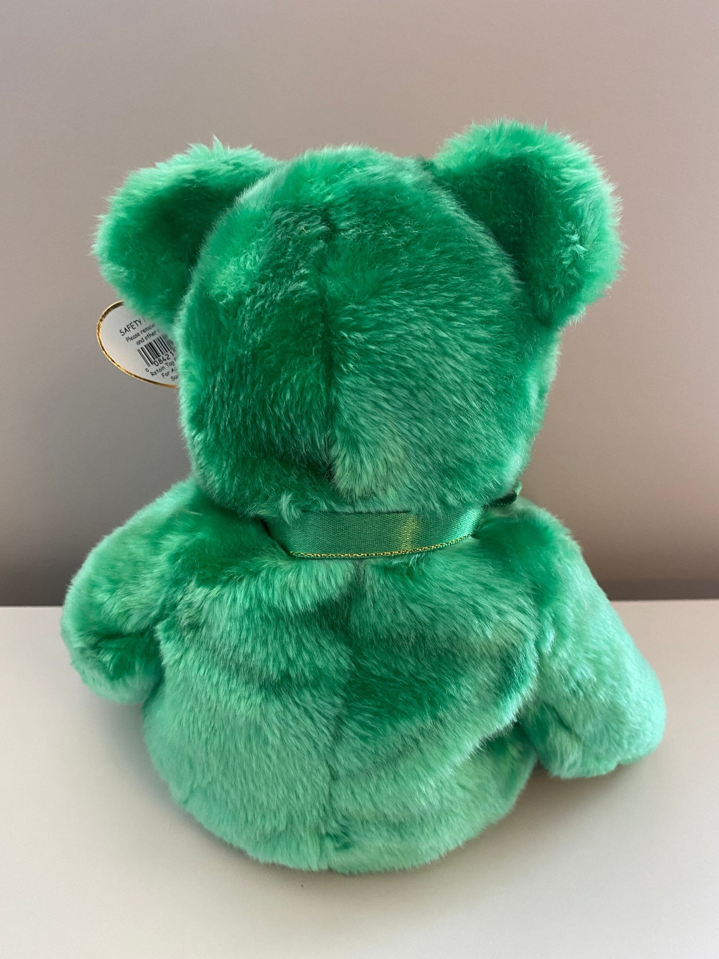 Ty Beanie Buddy “Wattlie” the Green Bear - Australian Exclusive! *Rare* (13.5 inch)