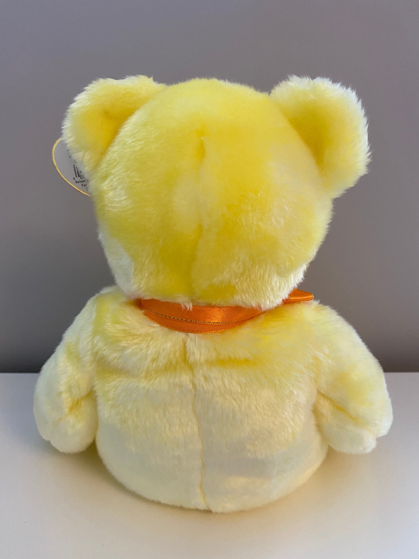 Ty Beanie Buddy “Bunga Raya” the Yellow Asia Pacific Bear - Malaysia Exclusive *Rare* (13.5 inch)