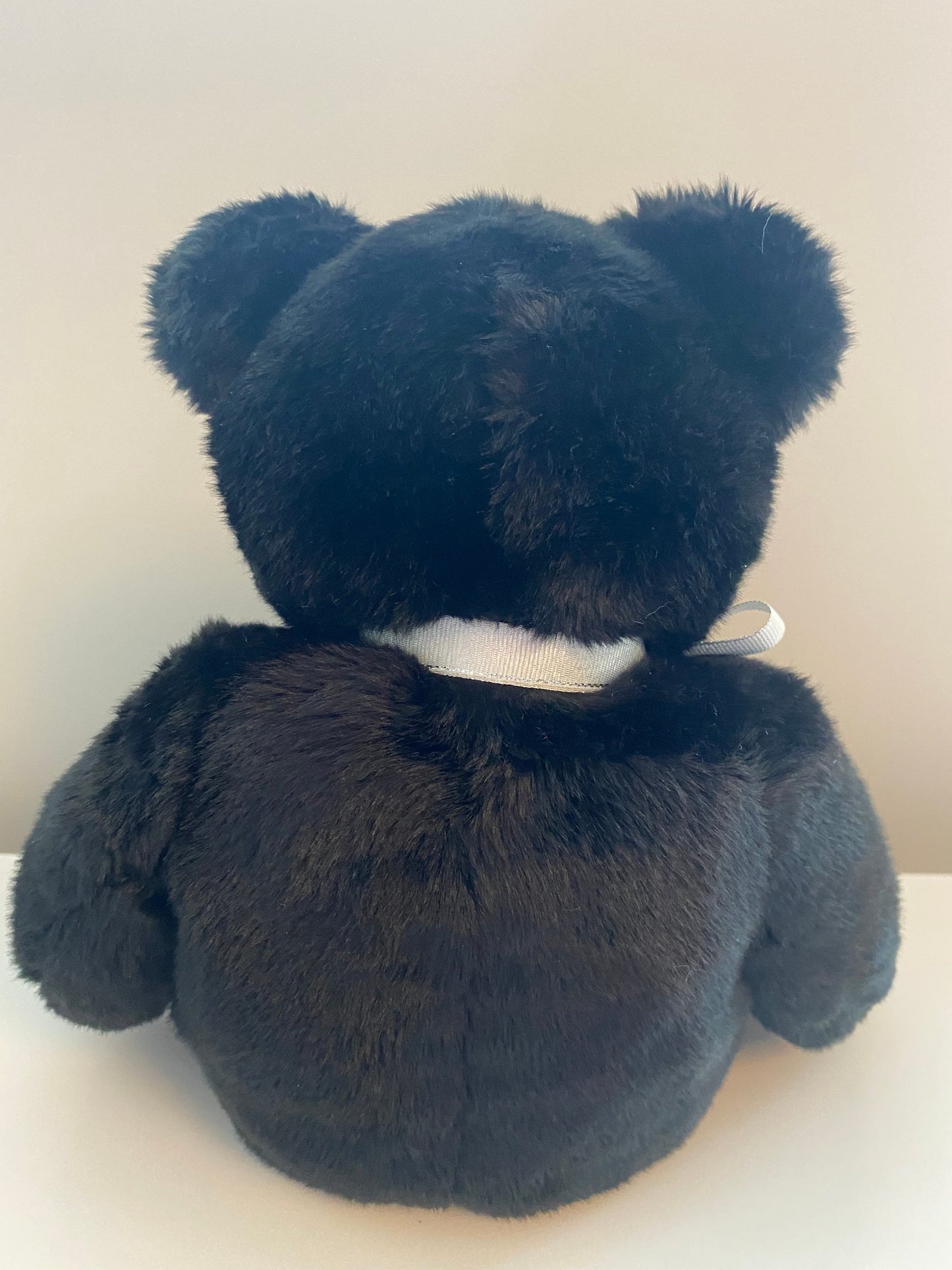 Ty Beanie Buddy “Ferny” the Black Asia-Pacific Bear with Fern on Chest - New Zealand Exclusive *Rare* (13.5 inch)