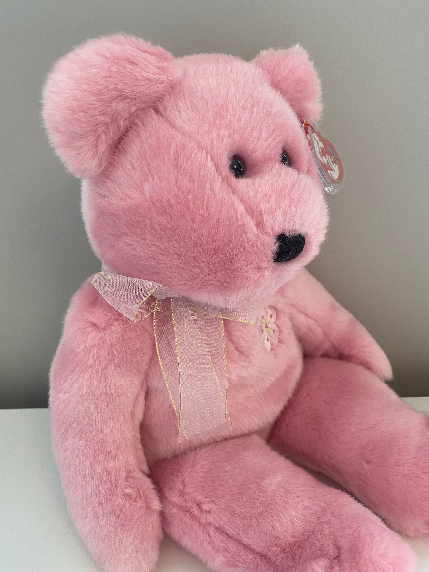 Ty Beanie Buddy “Sakura II” the Pink Bear - Japan Exclusive *Rare* (13.5 inch)