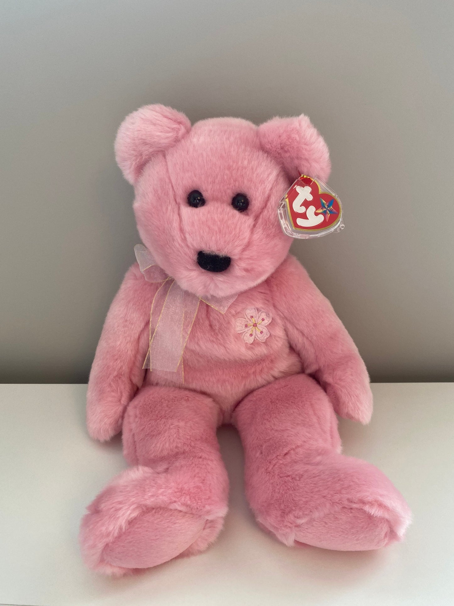 Ty Beanie Buddy “Sakura II” the Pink Bear - Japan Exclusive *Rare* (13.5 inch)