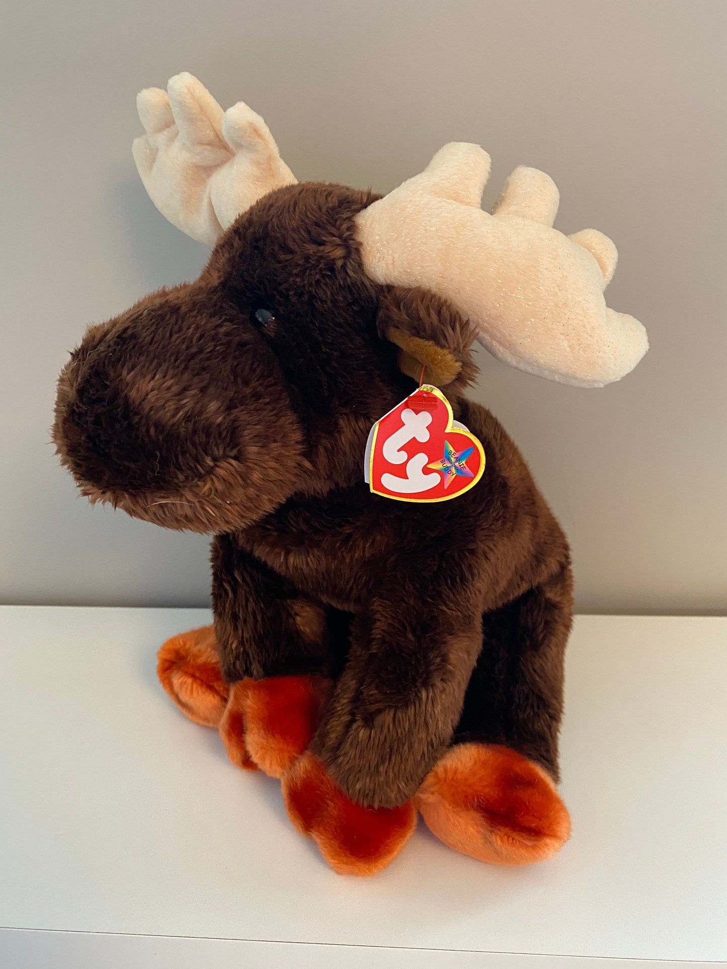 Ty Beanie Buddy “Zeus” the Moose! (10 inch)