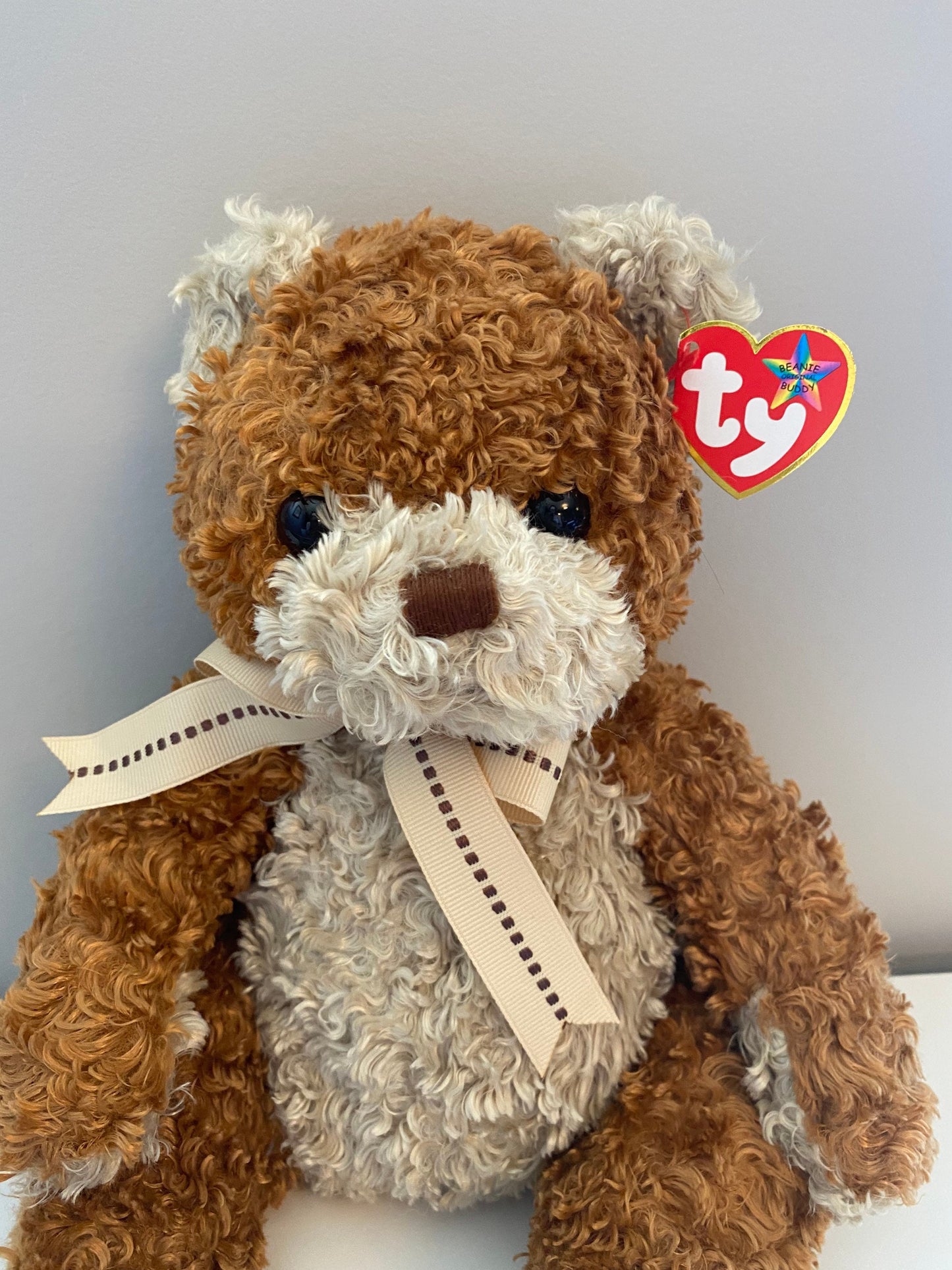 Ty Beanie Buddy “Whittle” the Bear (12 inch)