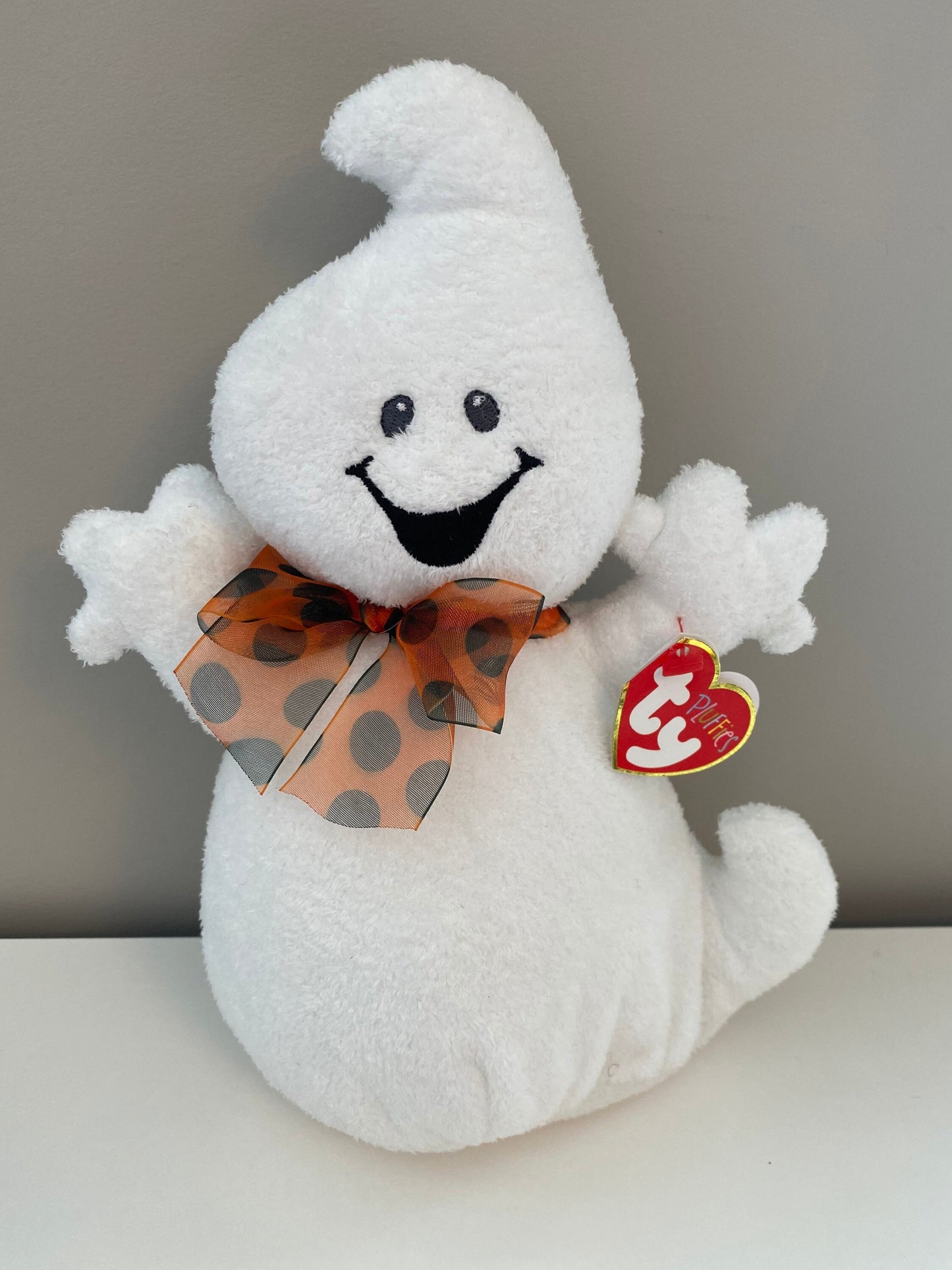 Ty Pluffies Collection “Frighten” the Halloween Ghost (9 inch)