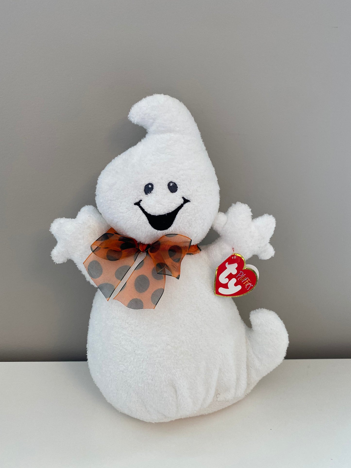 Ty Pluffies Collection “Frighten” the Halloween Ghost (9 inch)