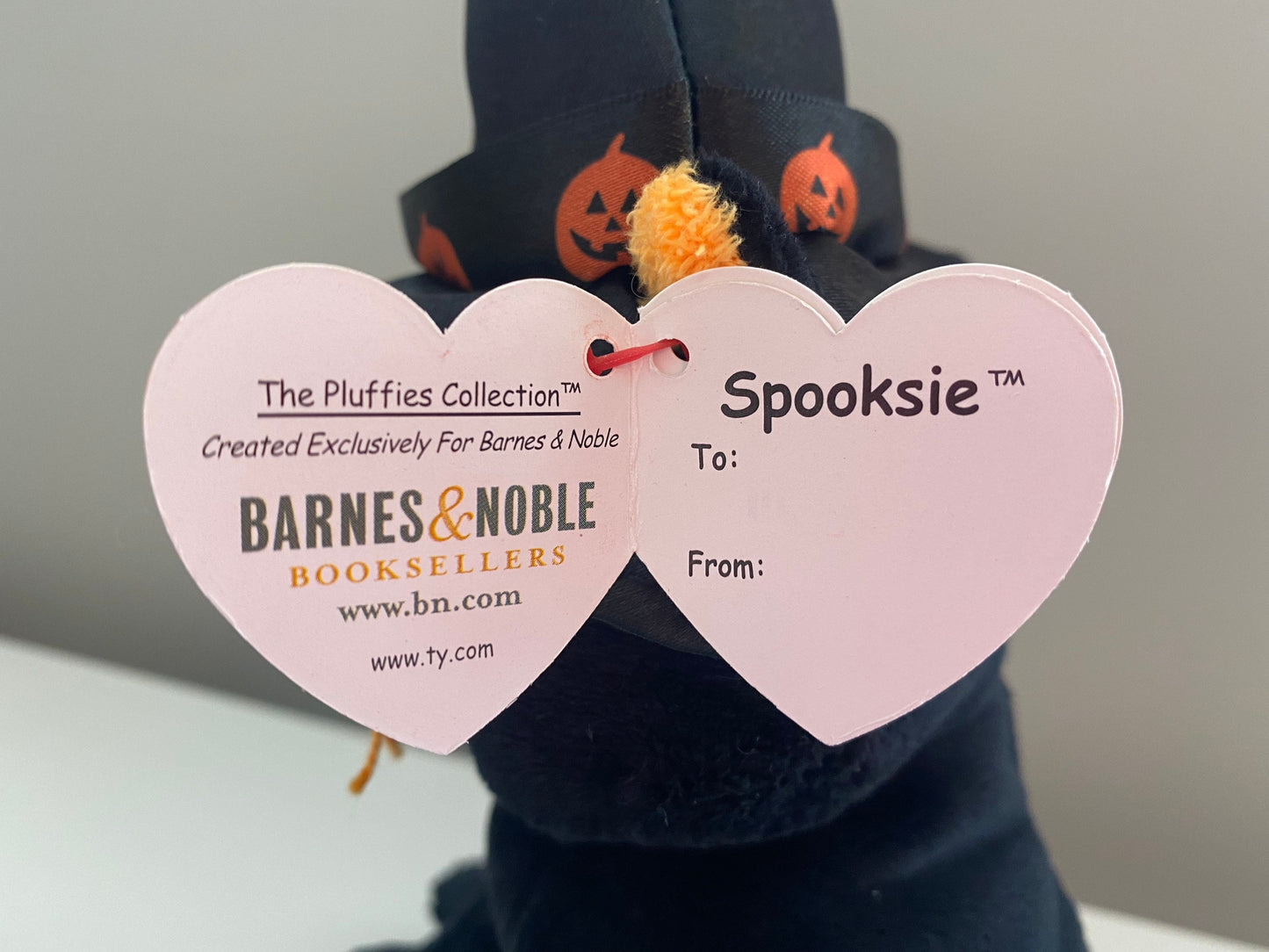 Ty Pluffies Collection “Spooksie” the Halloween Black Cat - Barnes & Noble Exclusive (9 inch)