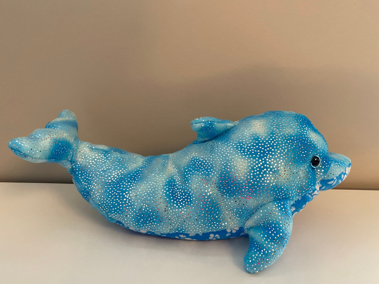 Ty Beanie Buddy “Docks” the  Blue Dolphin (14 inch)