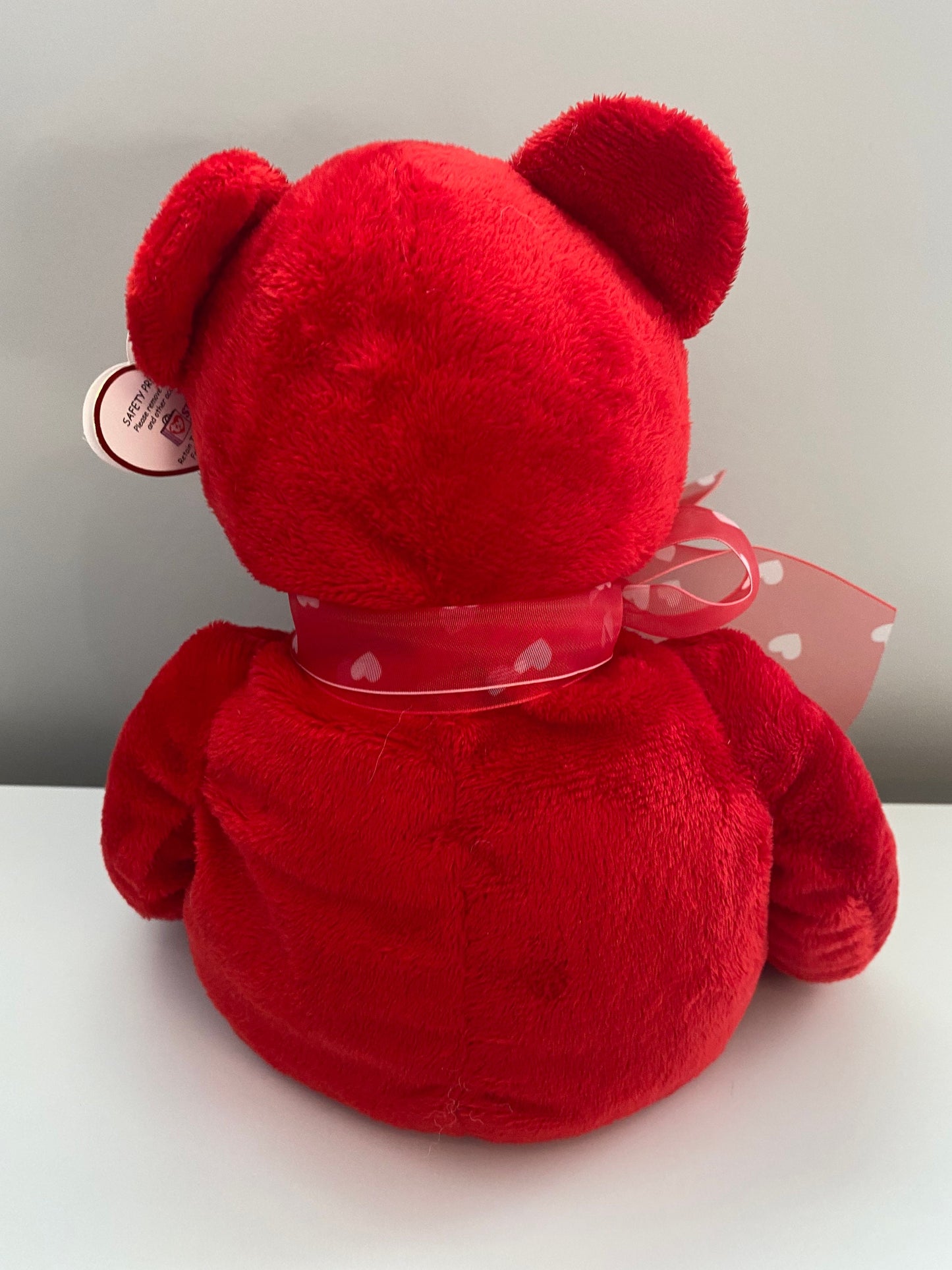 Ty Beanie Buddy “Secret” the Red I Love You Bear (13.5 inch)