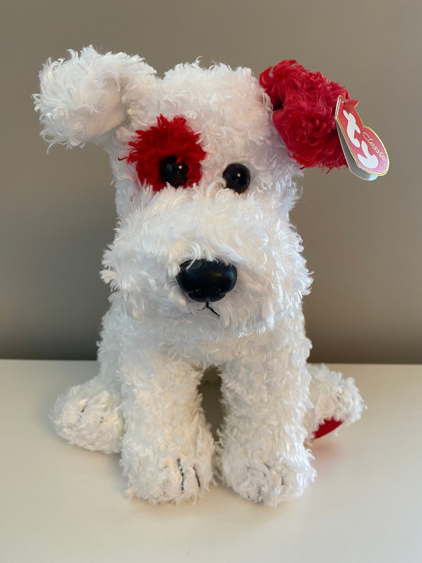 Ty Classics Collection “Cyrano” the Red and White Dog - Carlton Cards Exclusive (12 inch)