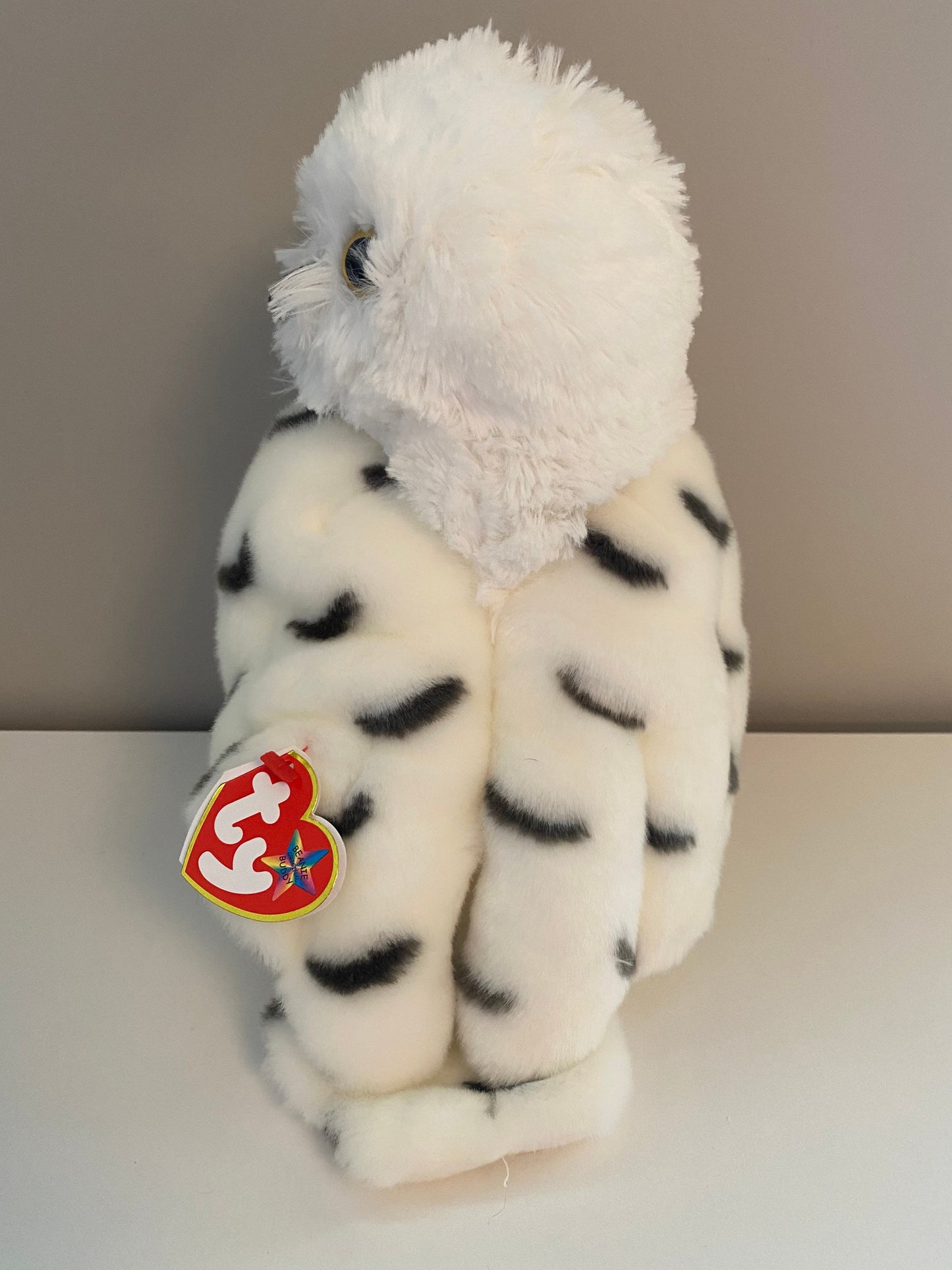 Ty Beanie Buddy “Hootie” the Snowy Great White Owl *Rare* (9 inch)