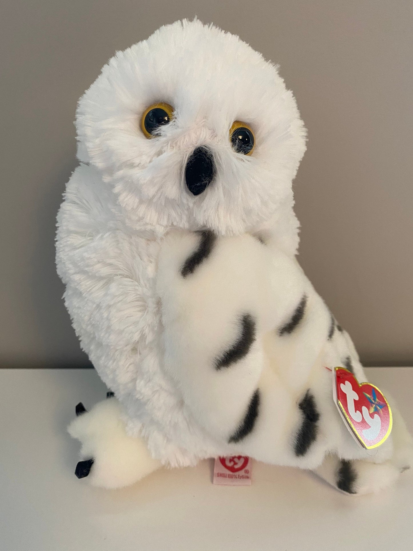 Ty Beanie Buddy “Hootie” the Snowy Great White Owl *Rare* (9 inch)