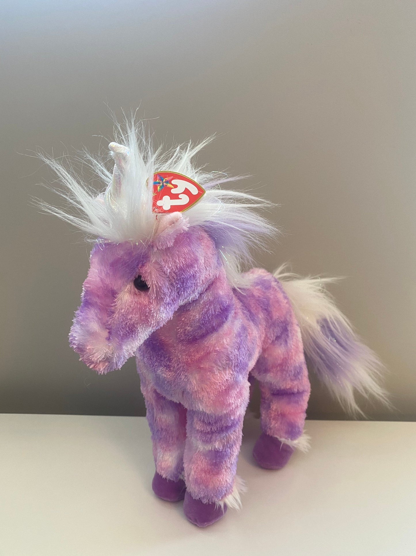 Ty Beanie Buddy “Charmed” the Purple and Pink Unicorn *Rare* (14 inch)