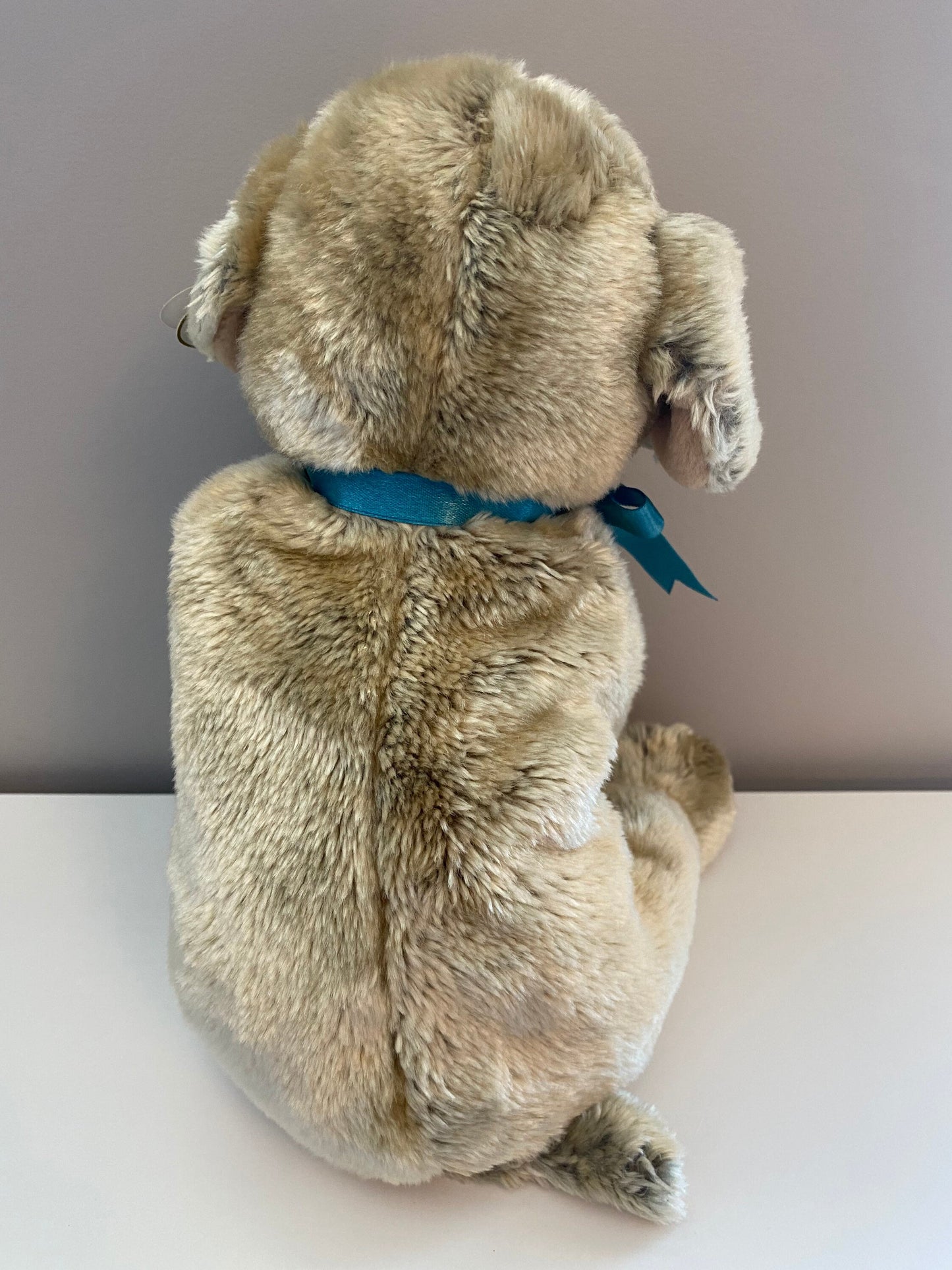 TY Classics Collection “Tanner” the Dog with Blue Bow (12 inch)