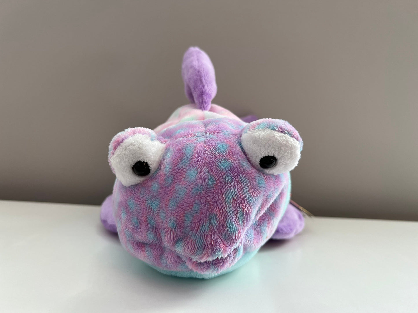 Ty Pluffies Collection “Googly” the Purple and Blue Fish! (10 inch)