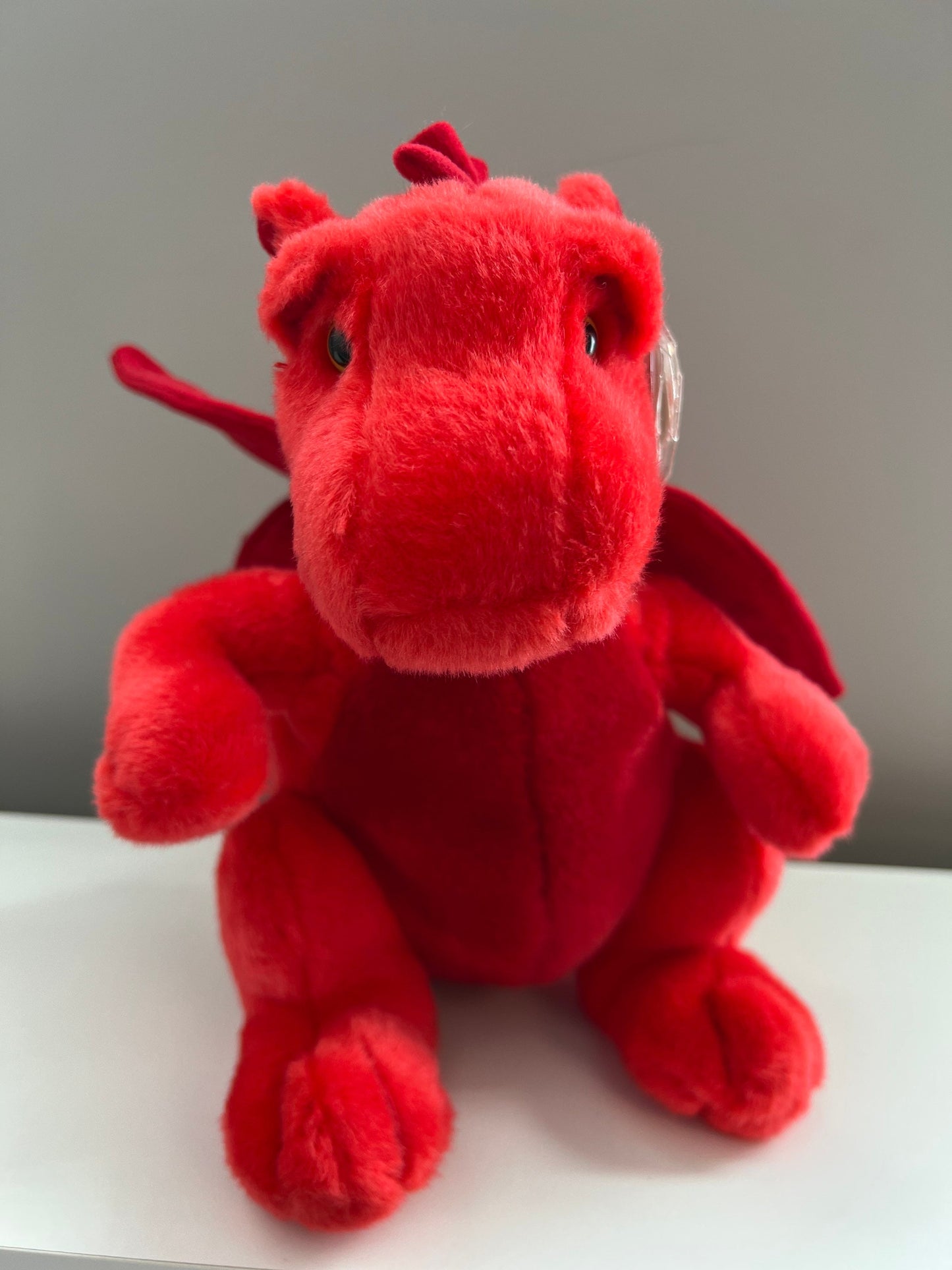 Ty Beanie Buddy “Y Ddraig Goch” the Red Dragon - Original Version - UK Exclusive *Rare!!* (11 inch)