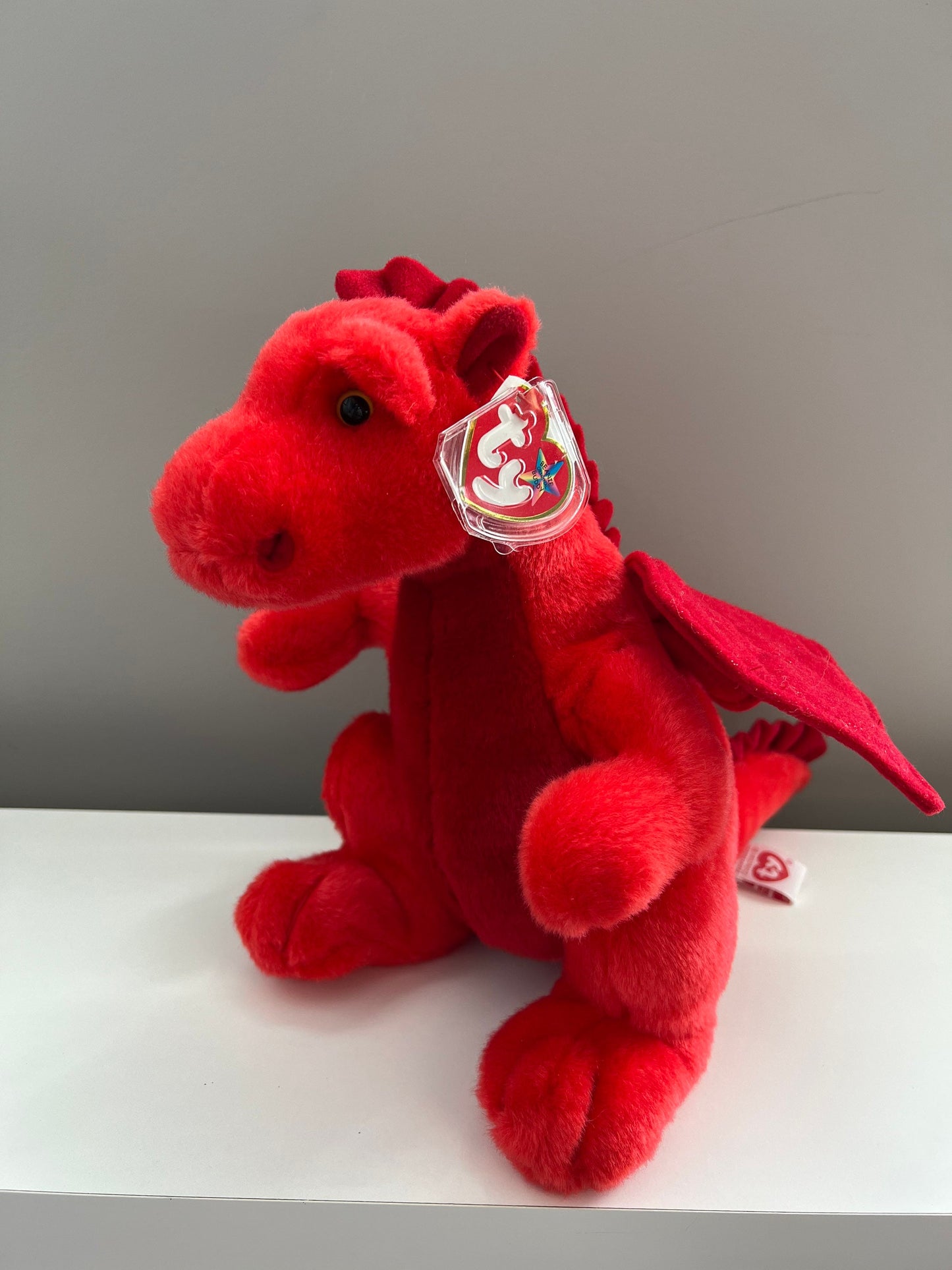 Ty Beanie Buddy “Y Ddraig Goch” the Red Dragon - Original Version - UK Exclusive *Rare!!* (11 inch)