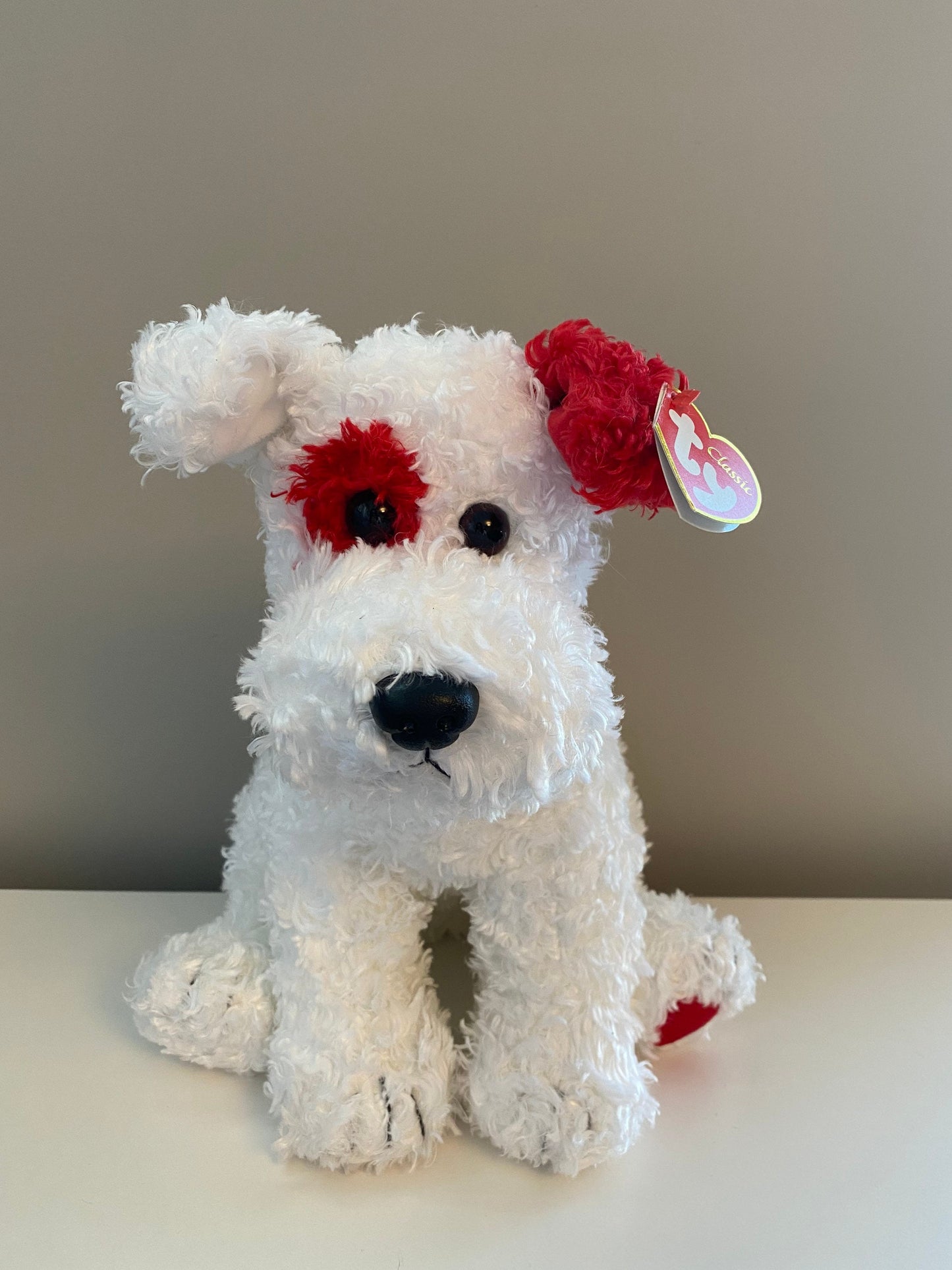 Ty Classics Collection “Cyrano” the Red and White Dog - Carlton Cards Exclusive (12 inch)