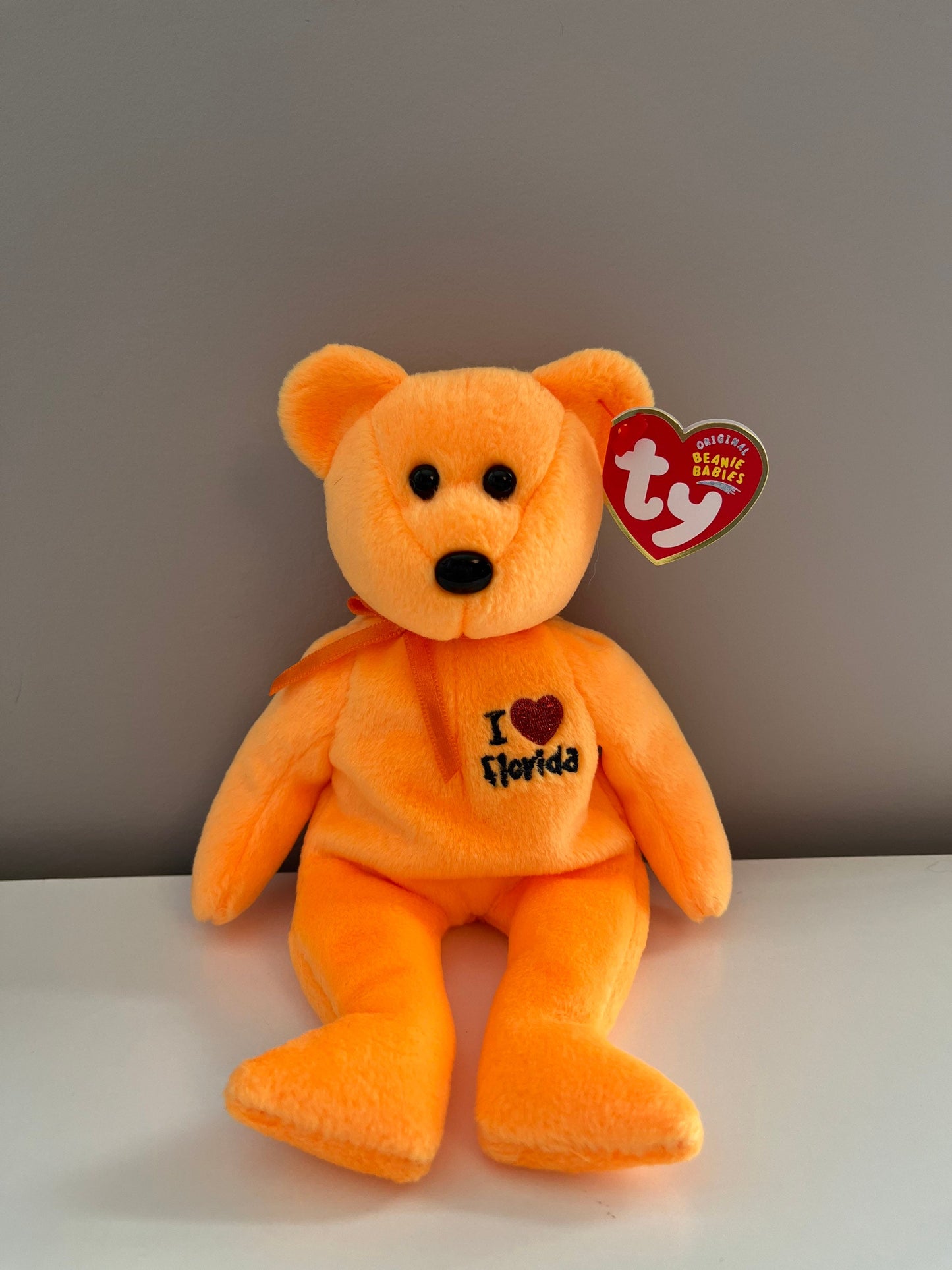 Ty Beanie Baby “Florida” the I Love Florida Bear - State Exclusive (8.5 inch)