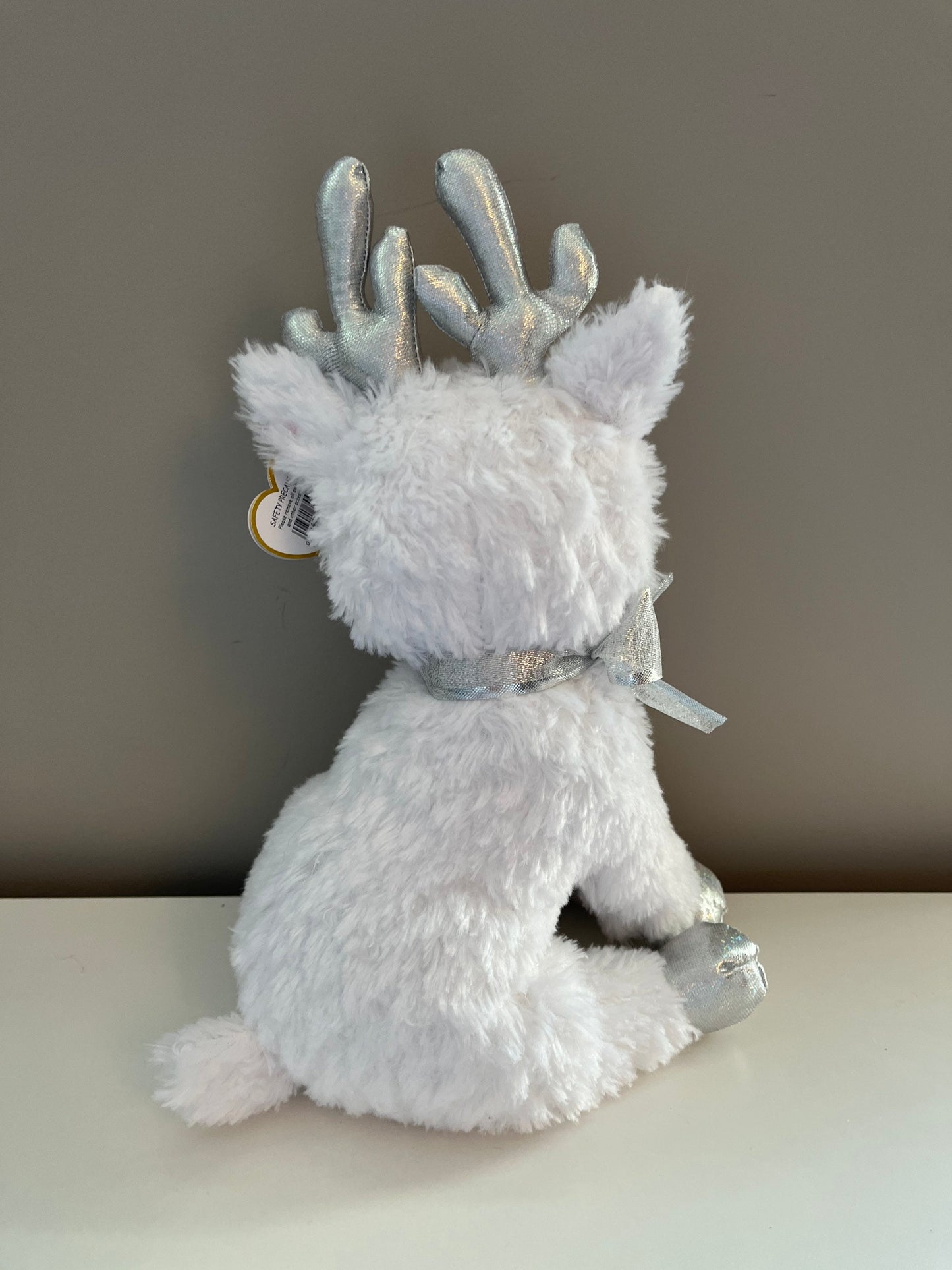 Ty Classics Collection “Snocap” the White Reindeer  *Rare* (12 inch)