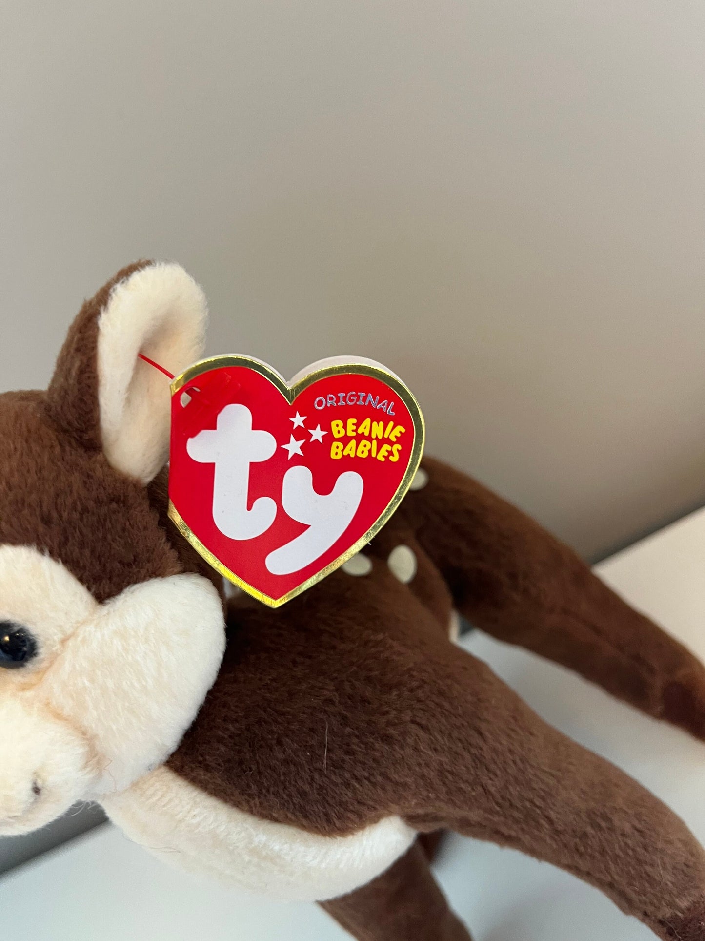 Ty Beanie Baby “Nutmeg” the Reindeer (6 inch)