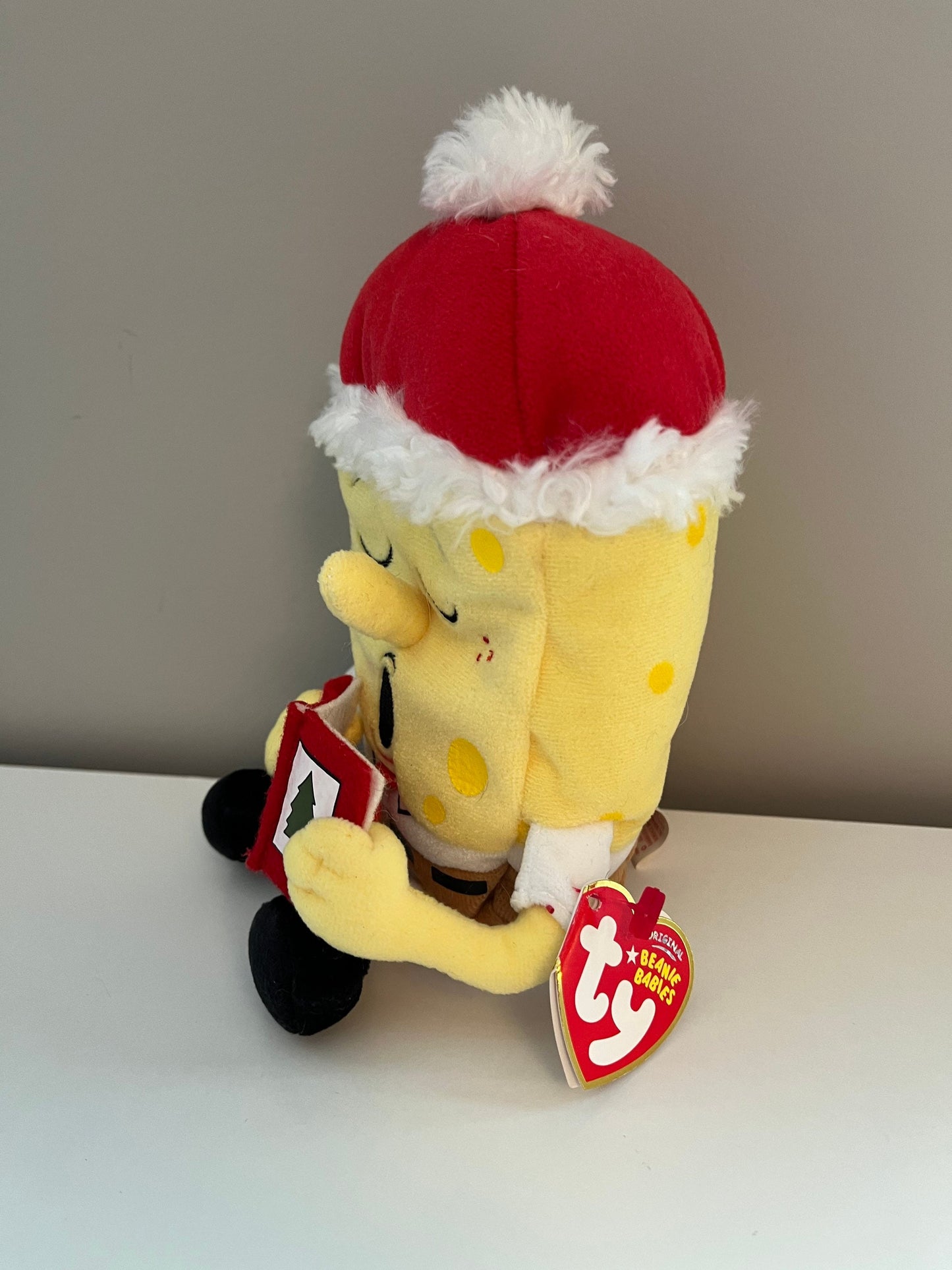 Ty Beanie Baby “SpongeBob SquarePants Jinglebells” from SpongeBob! (8.5 inch)