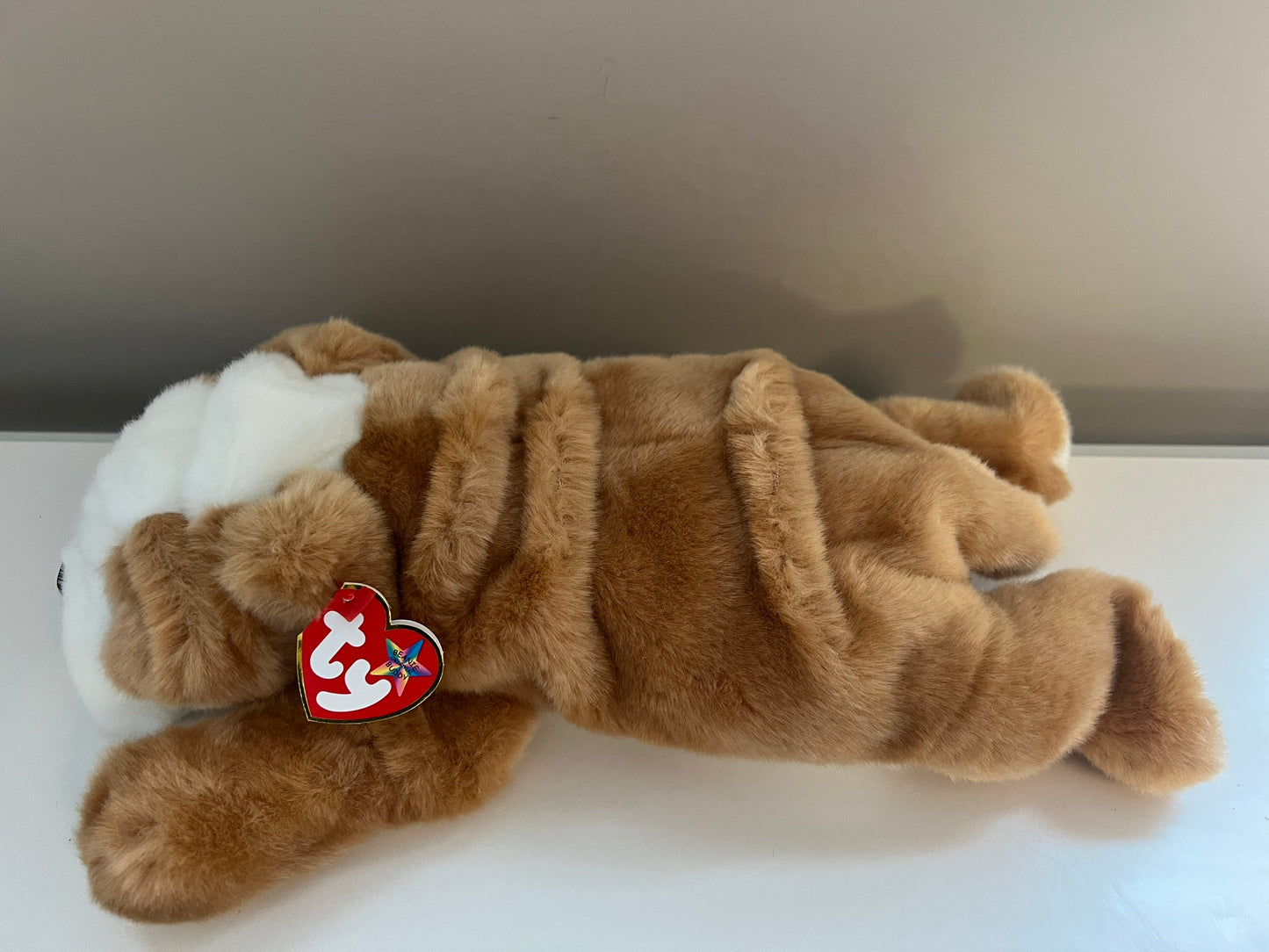 Ty Beanie Buddy “Wrinkles” the Bulldog *Rare* (13 inch)