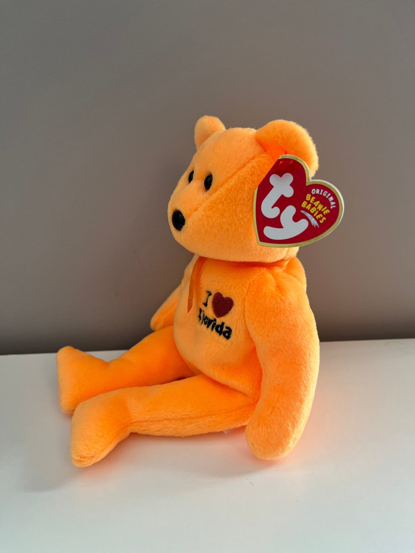 Ty Beanie Baby “Florida” the I Love Florida Bear - State Exclusive (8.5 inch)