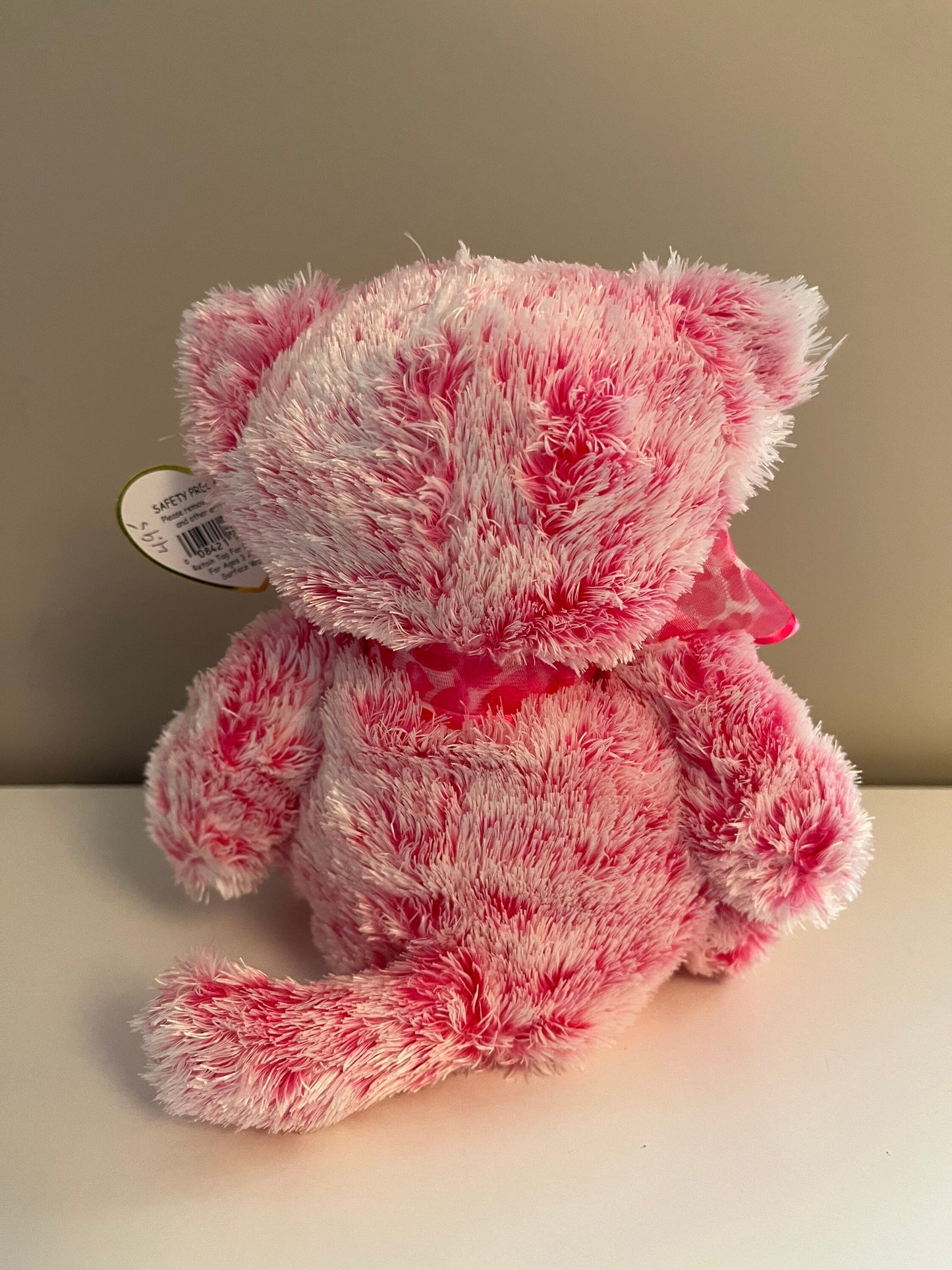 Ty Classics Collection “Meows” the Adorable Pink Cat with Pink Bow (10 inch)