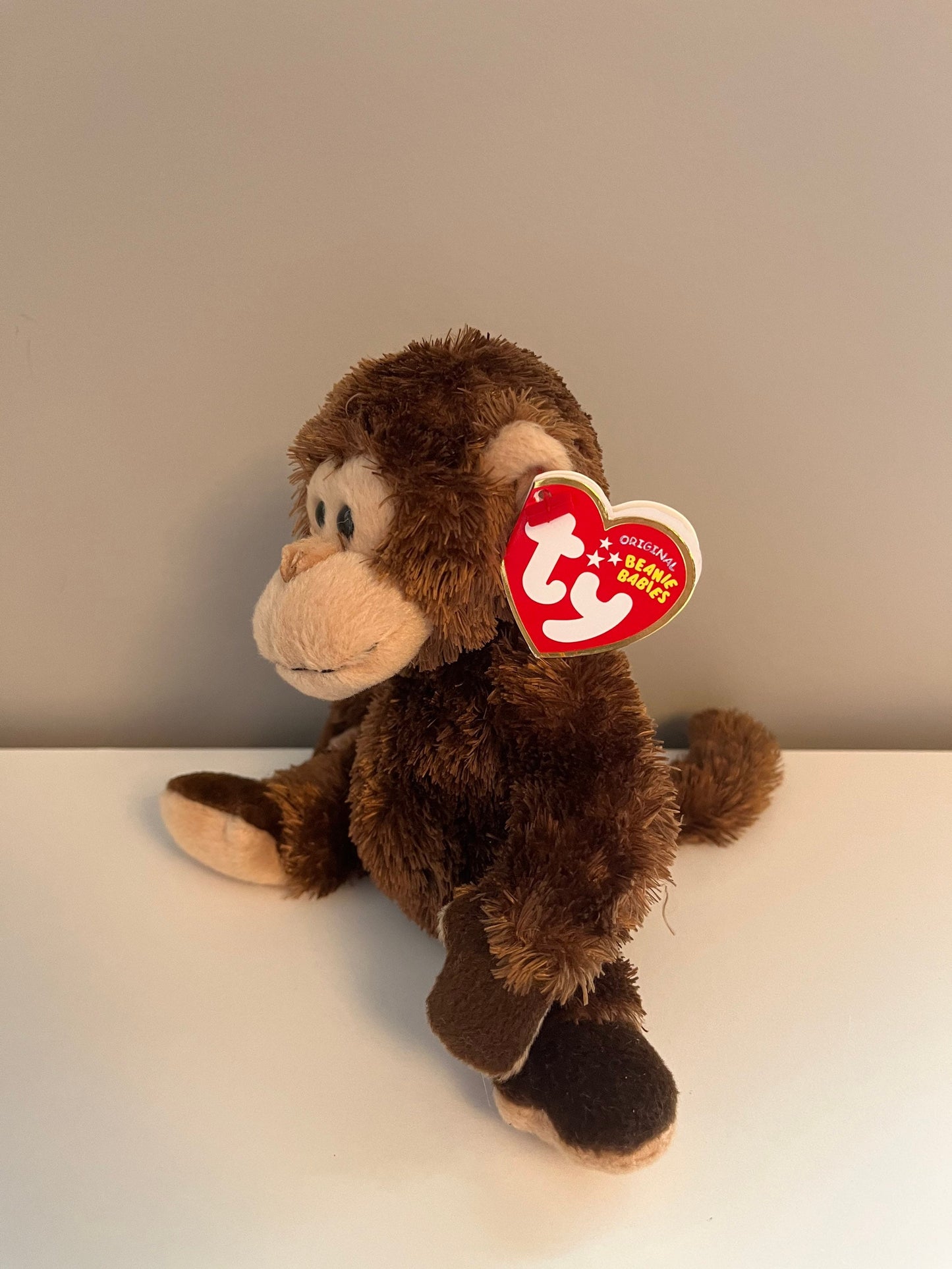 Ty Beanie Baby “Vines” the Monkey - Small Eyed Version *Rare* (7 inch)