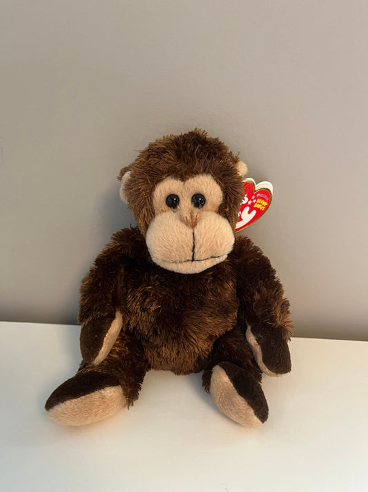 Ty Beanie Baby “Vines” the Monkey - Small Eyed Version *Rare* (7 inch)