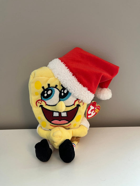 Ty Beanie Baby “SpongeBob SquarePants Jolly Elf” from SpongeBob! (8.5 inch)