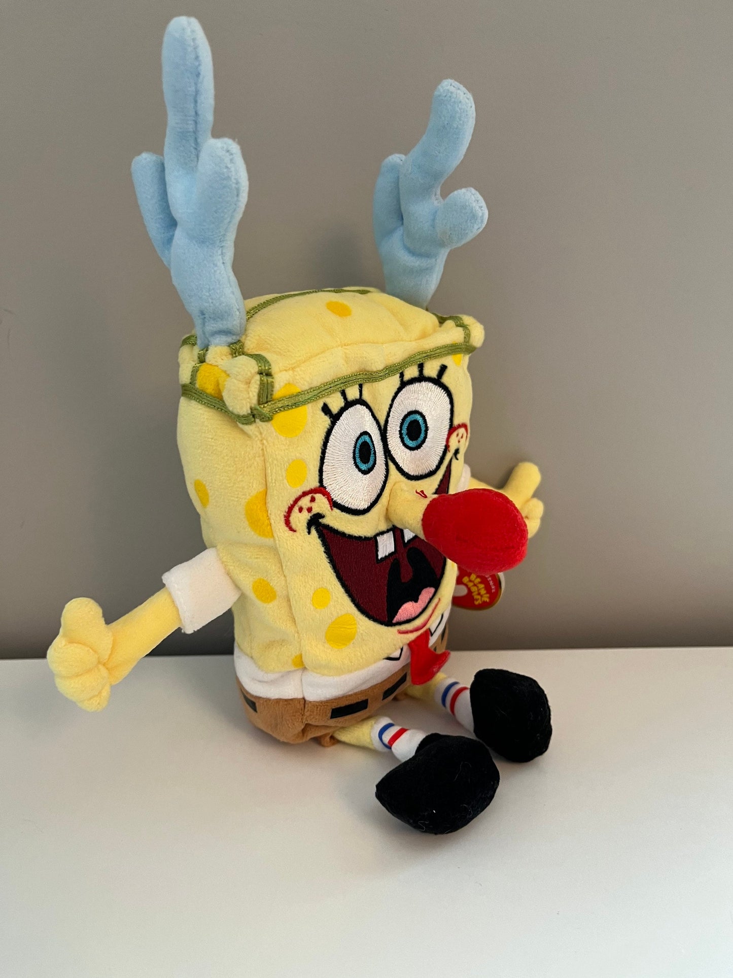 Ty Beanie Baby “SpongeBob SquarePants Sleigh-ride” from SpongeBob! (10 inch)