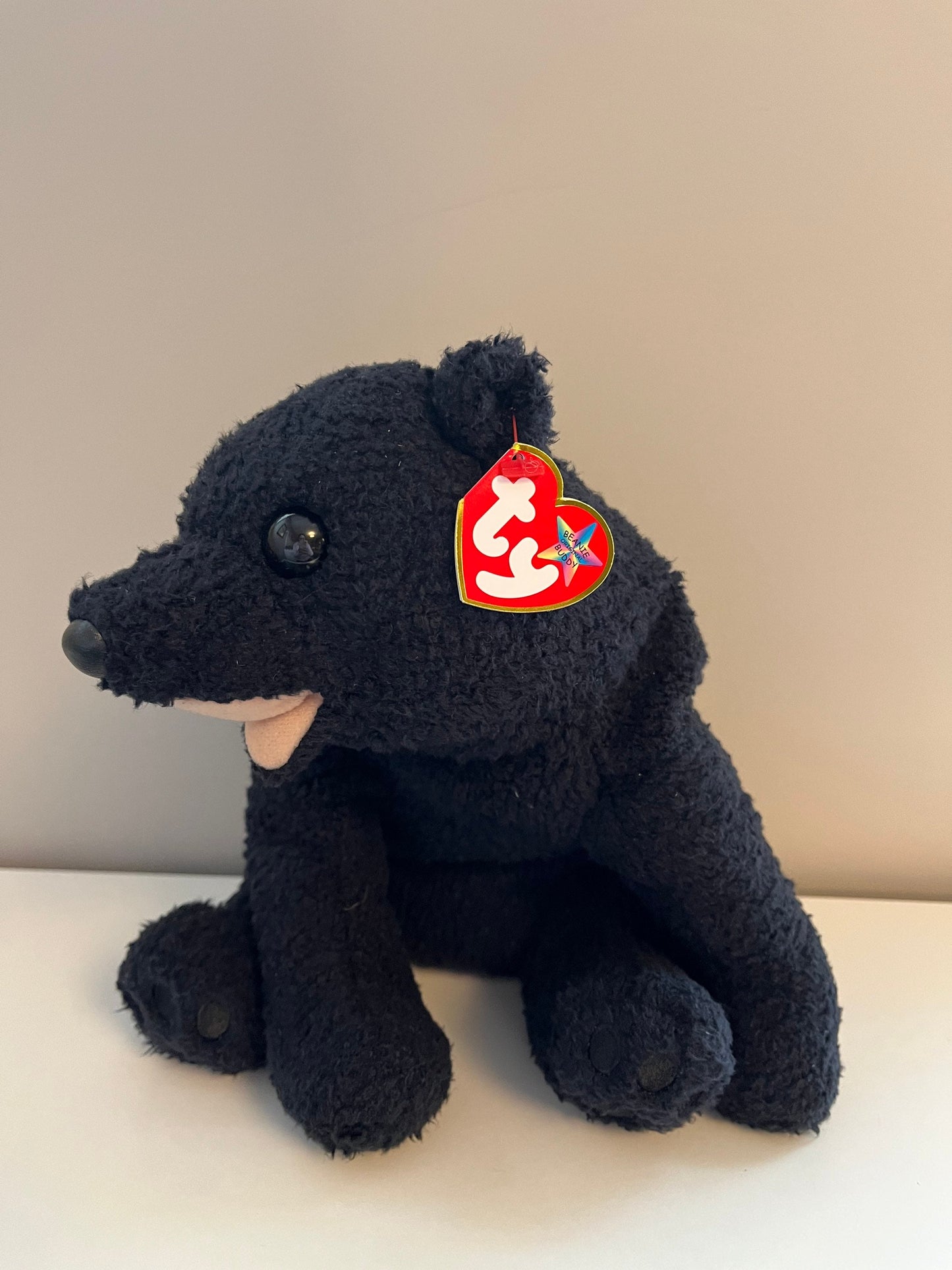 Ty Beanie Buddy “Cinders” the Black Bear (10 inch)