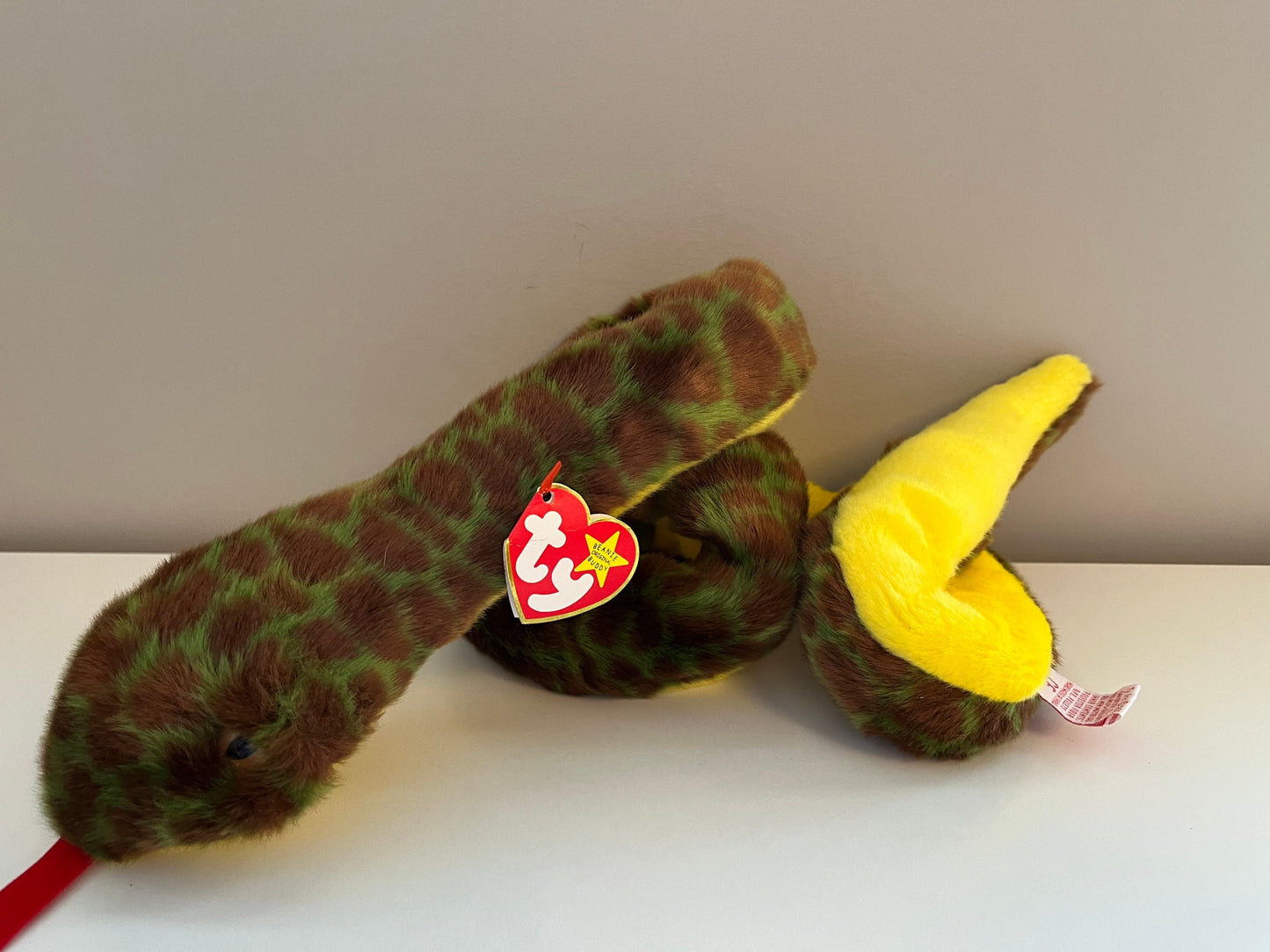 Ty Beanie Buddy “Slither” the Snake (10 inch - 47 inches when stretched)