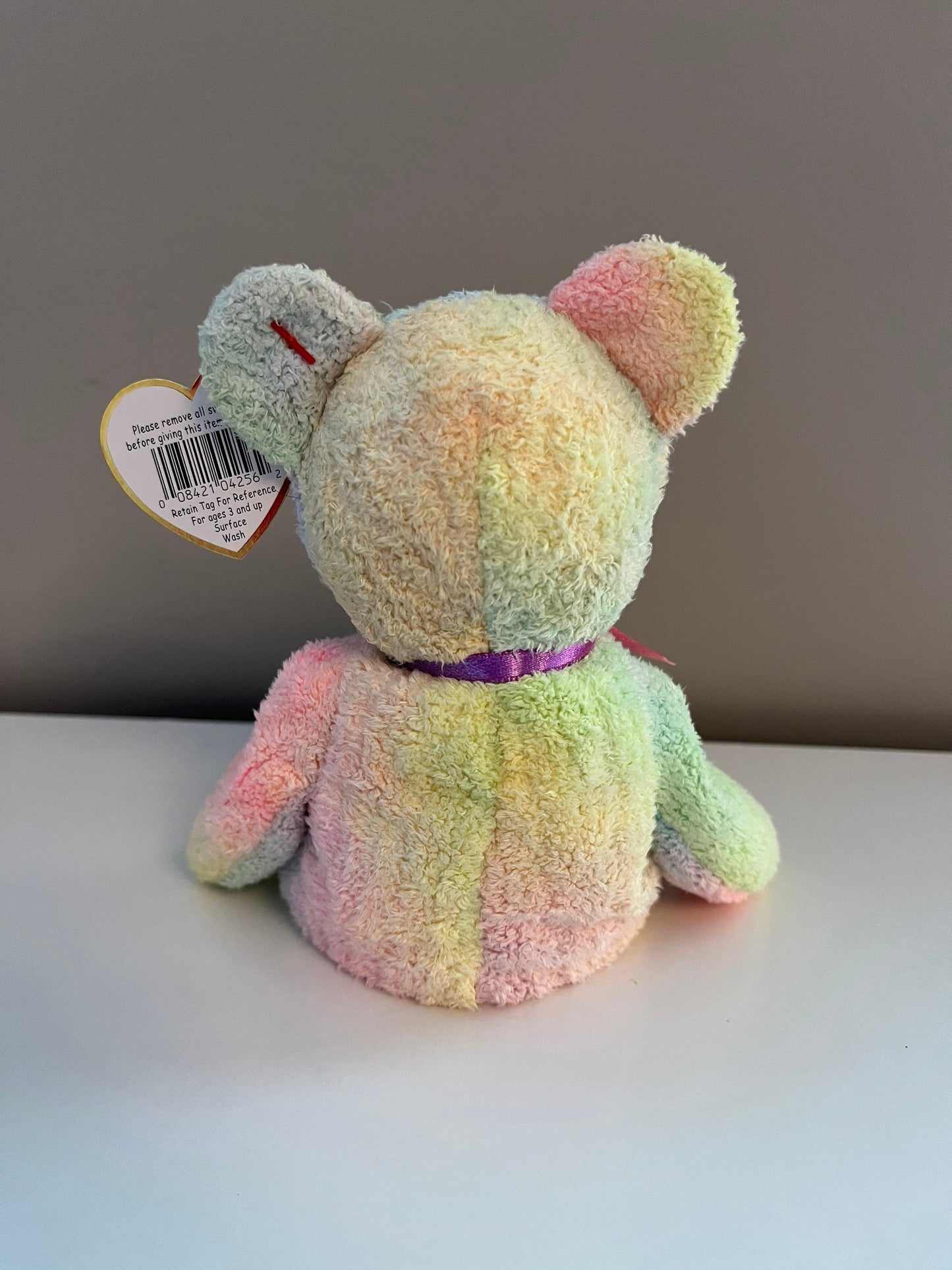 Ty Beanie Baby  “Groovy” the Tie Dye Bear Plush - Colours Vary! (8.5 inch)