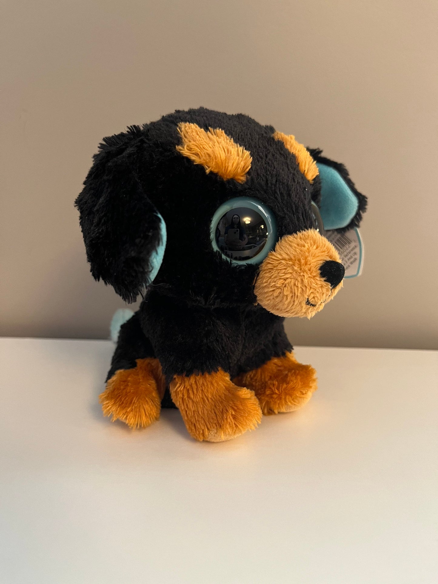 Ty Beanie Boo “Tuffy” the Rottweiler Dog - Rare! (6 inch)