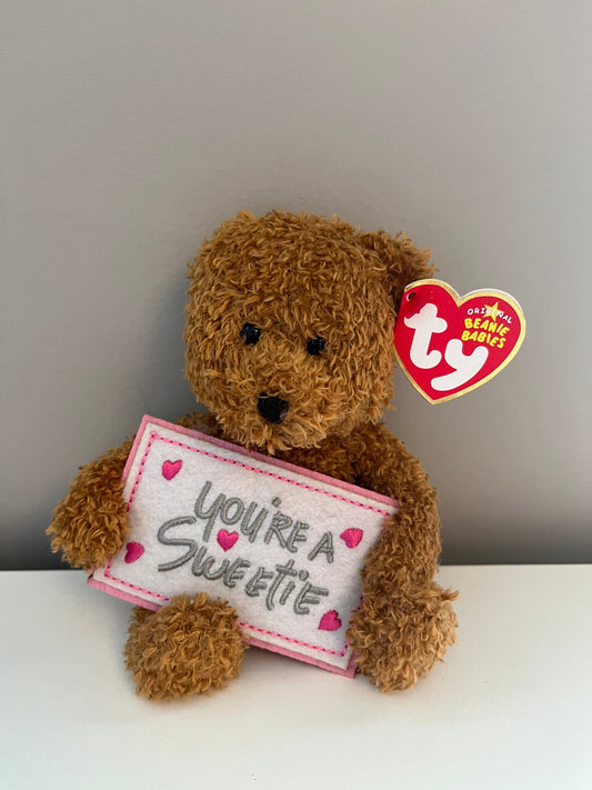 Ty Beanie Baby “You’re a Sweetie” the Bear - Greetings Collection (5.5 inch)