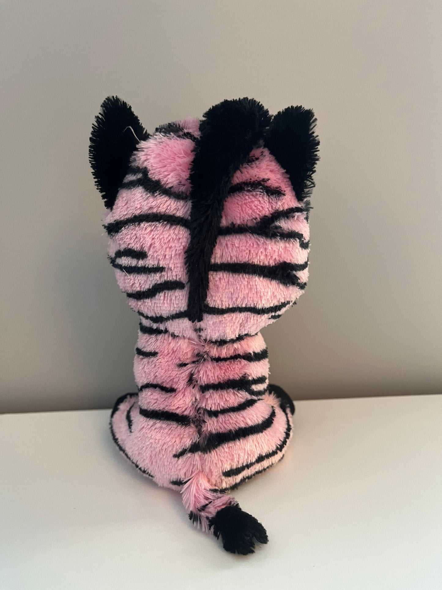 Ty Beanie Boo “Zoey” the Pink and Black Zebra (6 inch)