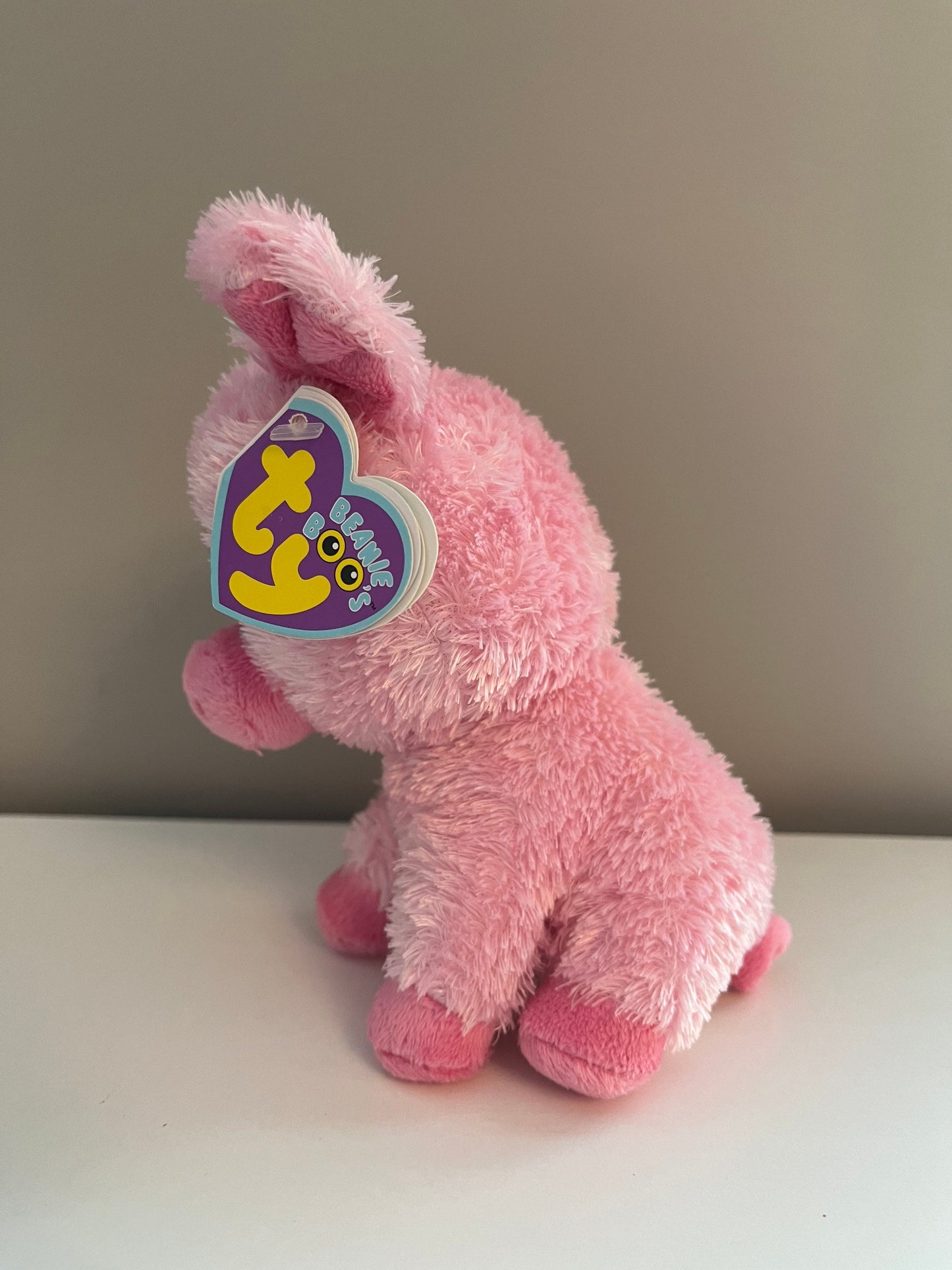 Ty Beanie Boo “Corky” the Pink Pig (6 inch)