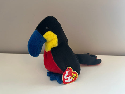 Ty Beanie Baby “Kiwi” the Toucan *Rare* (7 inch)