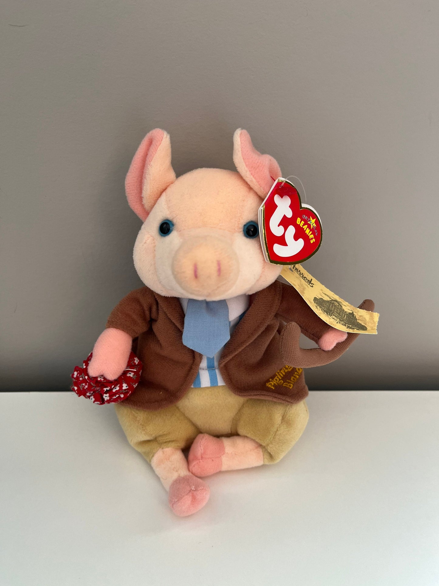 Ty Beanie Baby “Tale of Pigling Bland” from Peter Rabbit & Friends - UK Exclusive (6 inch)