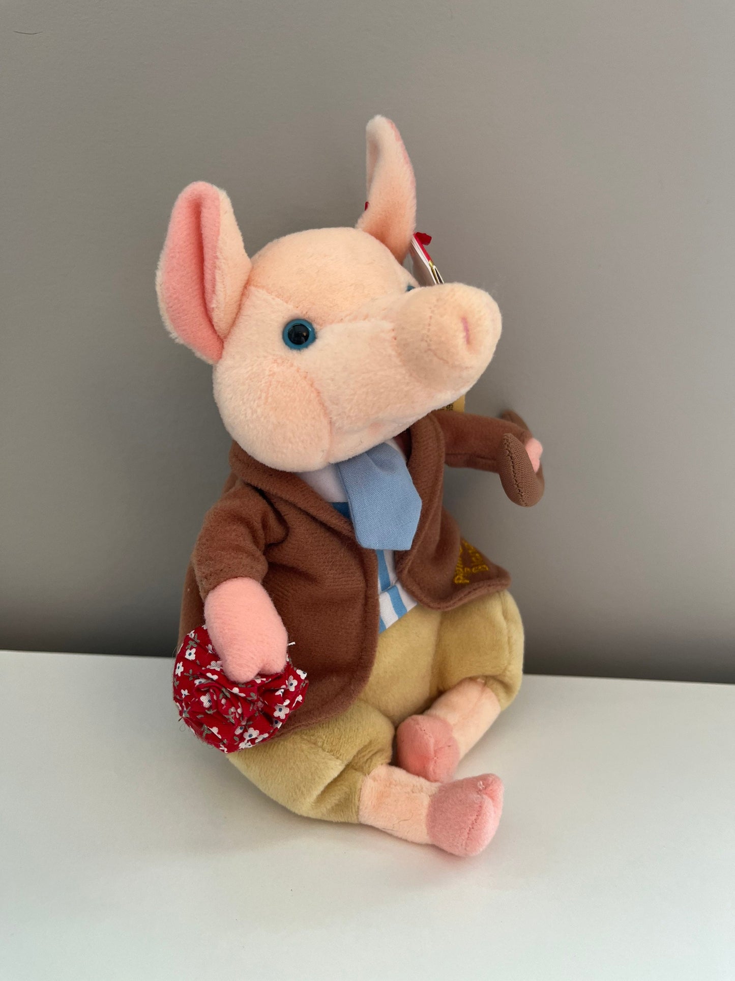 Ty Beanie Baby “Tale of Pigling Bland” from Peter Rabbit & Friends - UK Exclusive (6 inch)