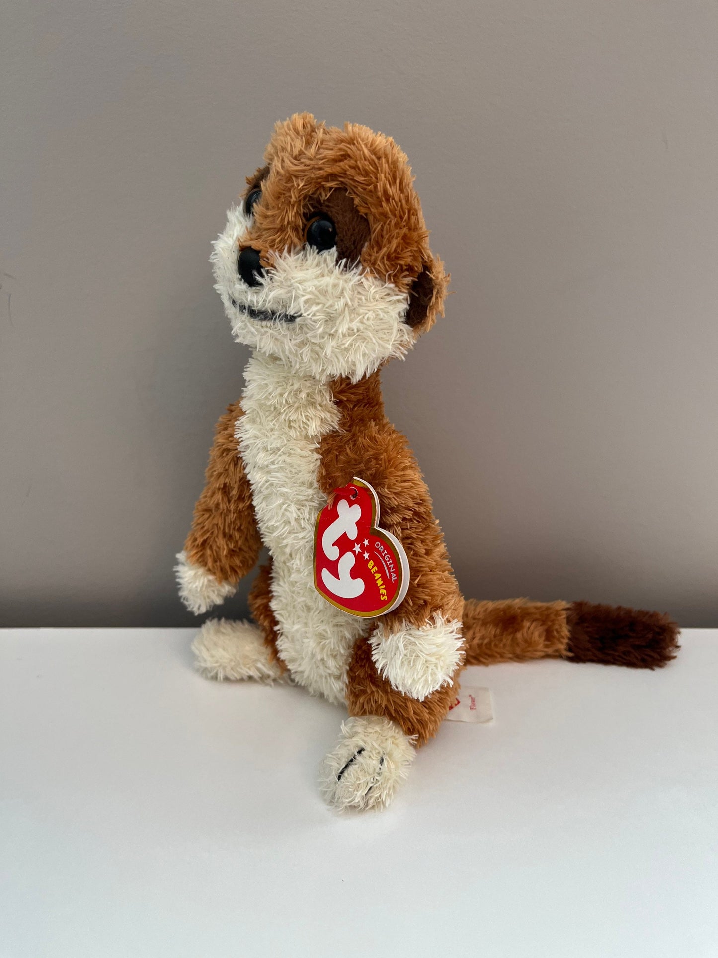 Ty Beanie Baby “Flower” the Meerkat - UK Exclusive *Non-Mint Hang Tag* (7 inch)