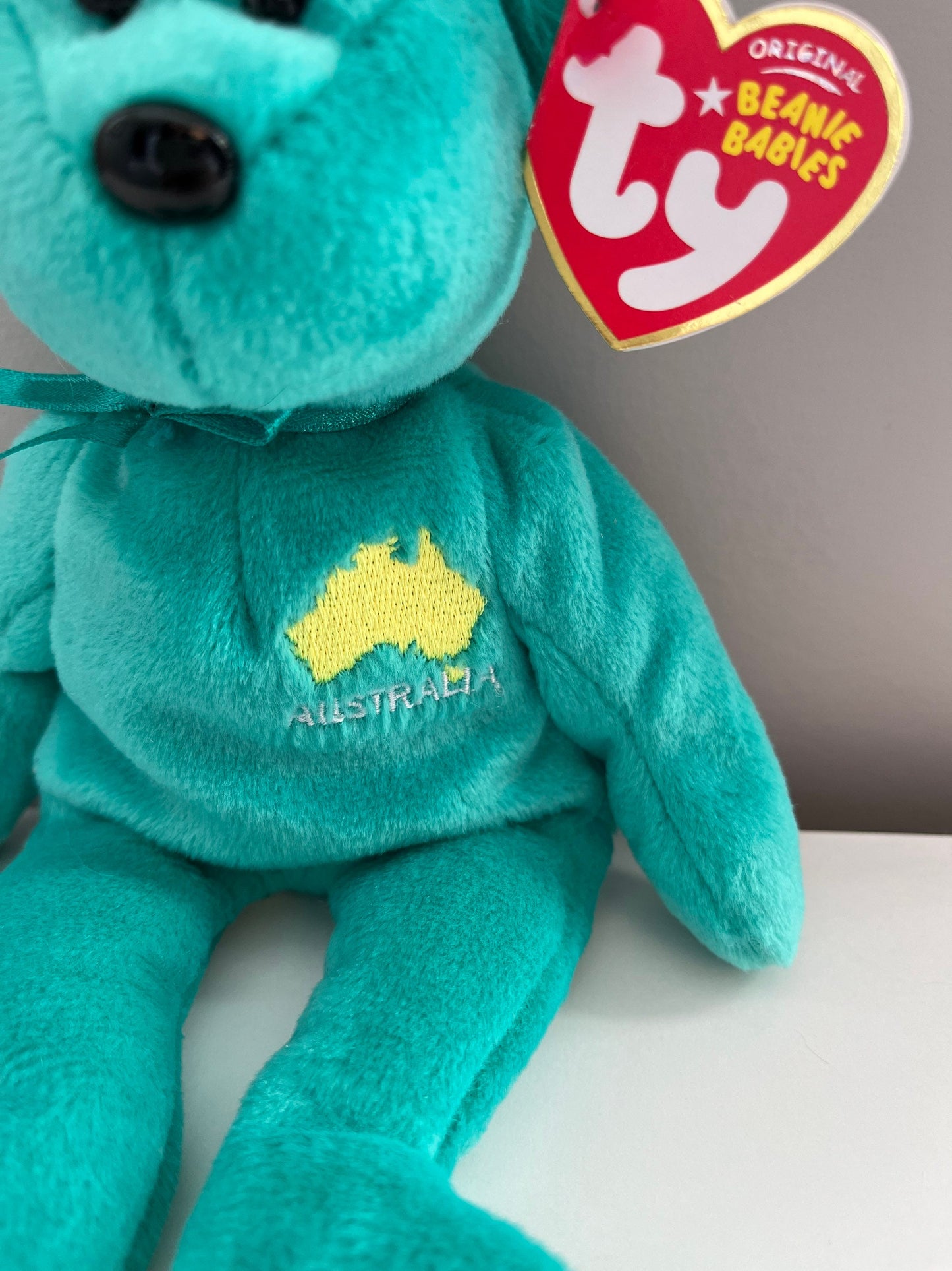 Ty Beanie Baby “Down Under” the Australian Bear - Asia Pacific Exclusive *Rare* (8.5 inch)