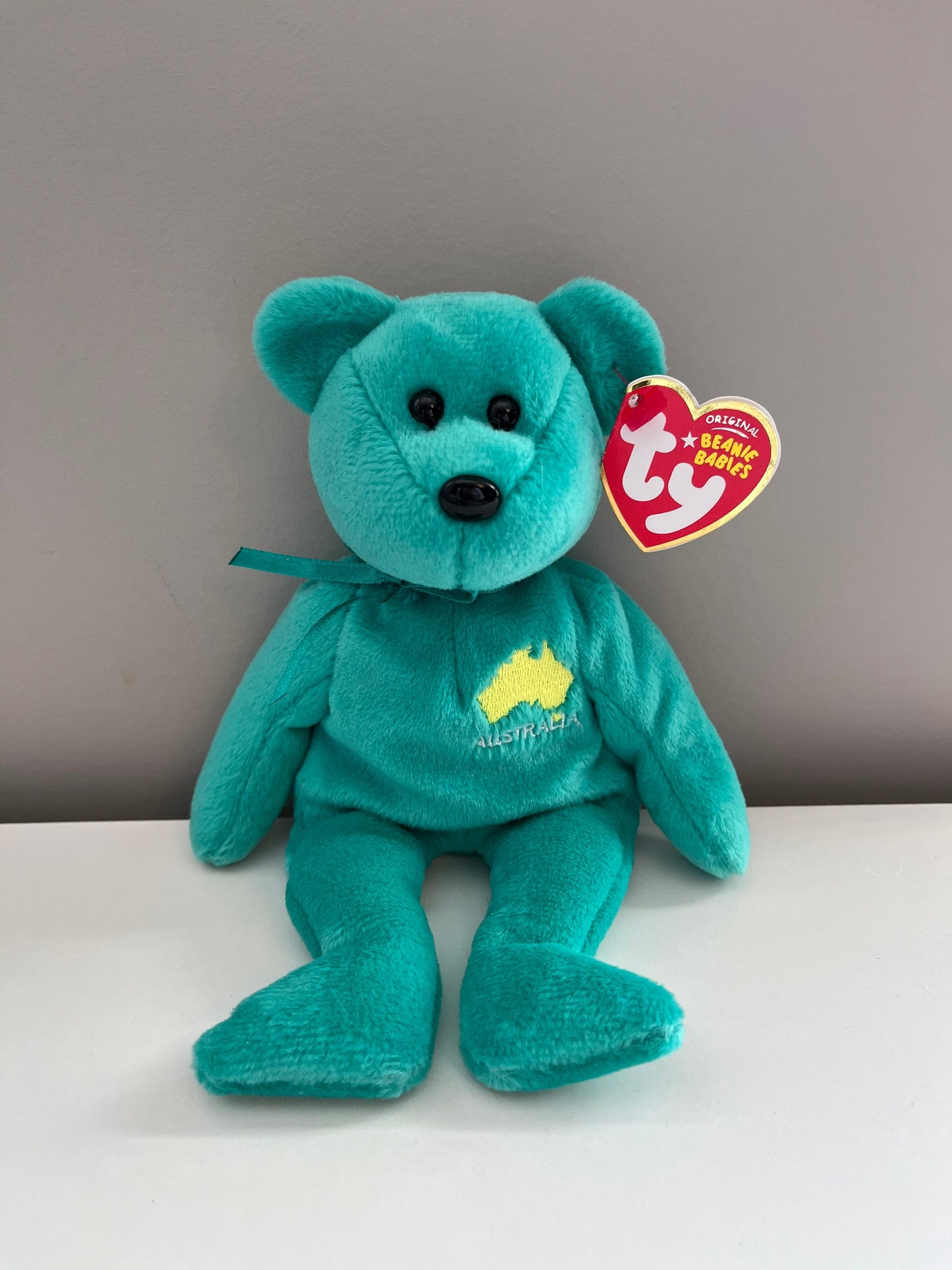 Ty Beanie Baby “Down Under” the Australian Bear - Asia Pacific Exclusive *Rare* (8.5 inch)