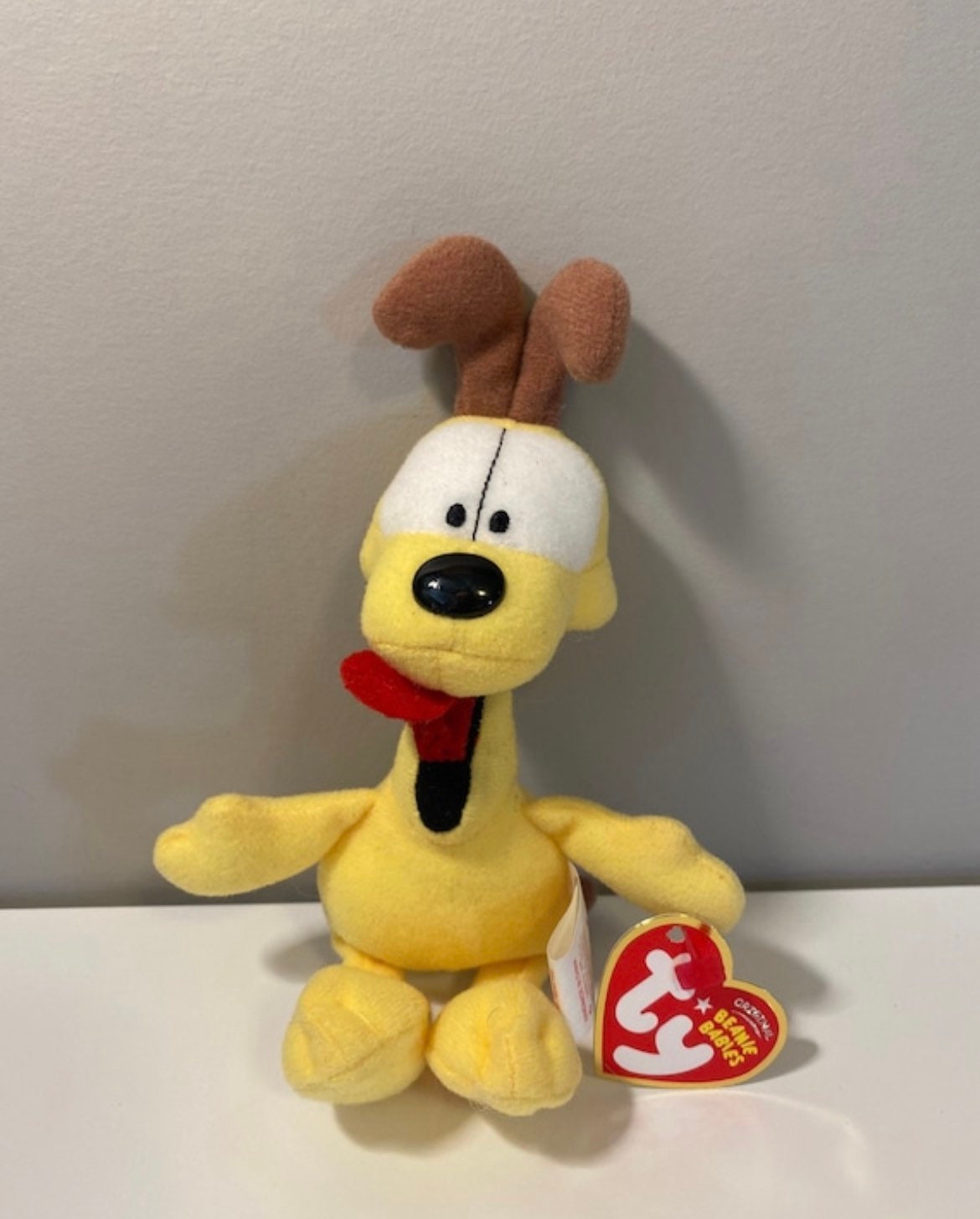 Ty DVD Garfield and Friends - An Ode to Odie - With Mini Odie Beanie Baby *Rare*