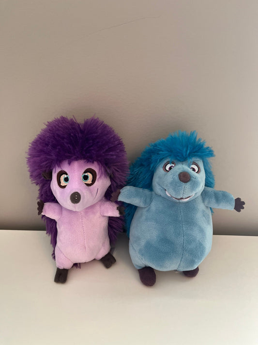 Ty Beanie Babies Una and Cuatro the Hedgehogs from Ferdinand - No Hang Tags (6 inch)