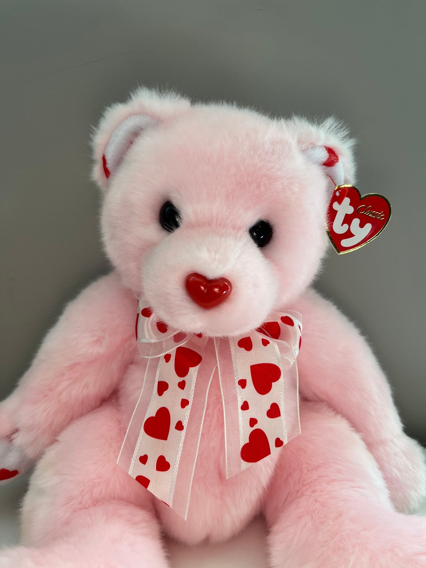 Ty Classics Collection “Blushing” the  Pink Bear (13 inch)