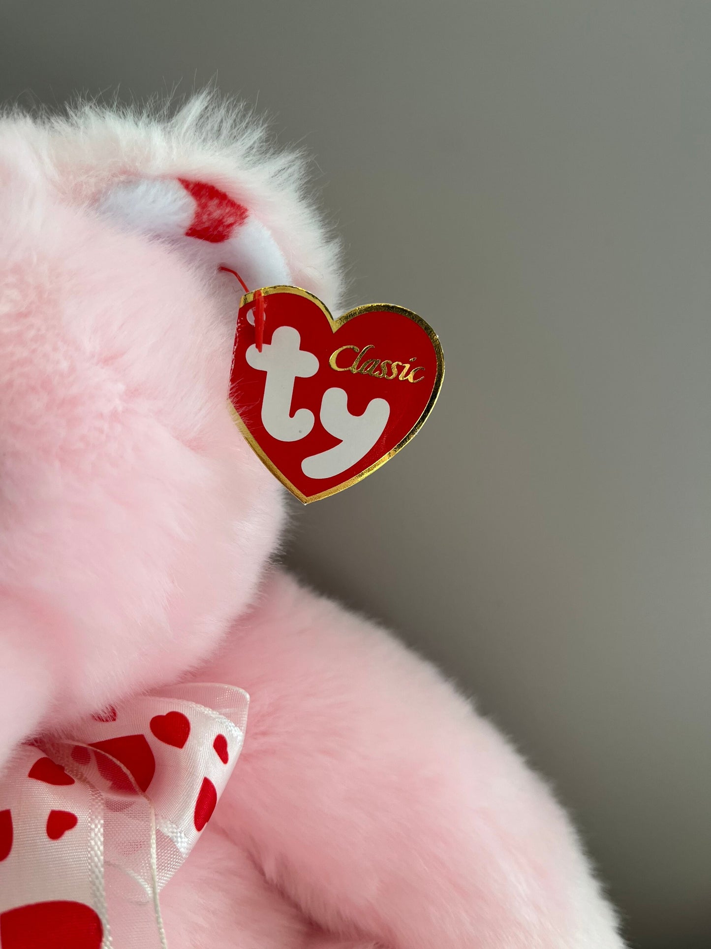 Ty Classics Collection “Blushing” the  Pink Bear (13 inch)